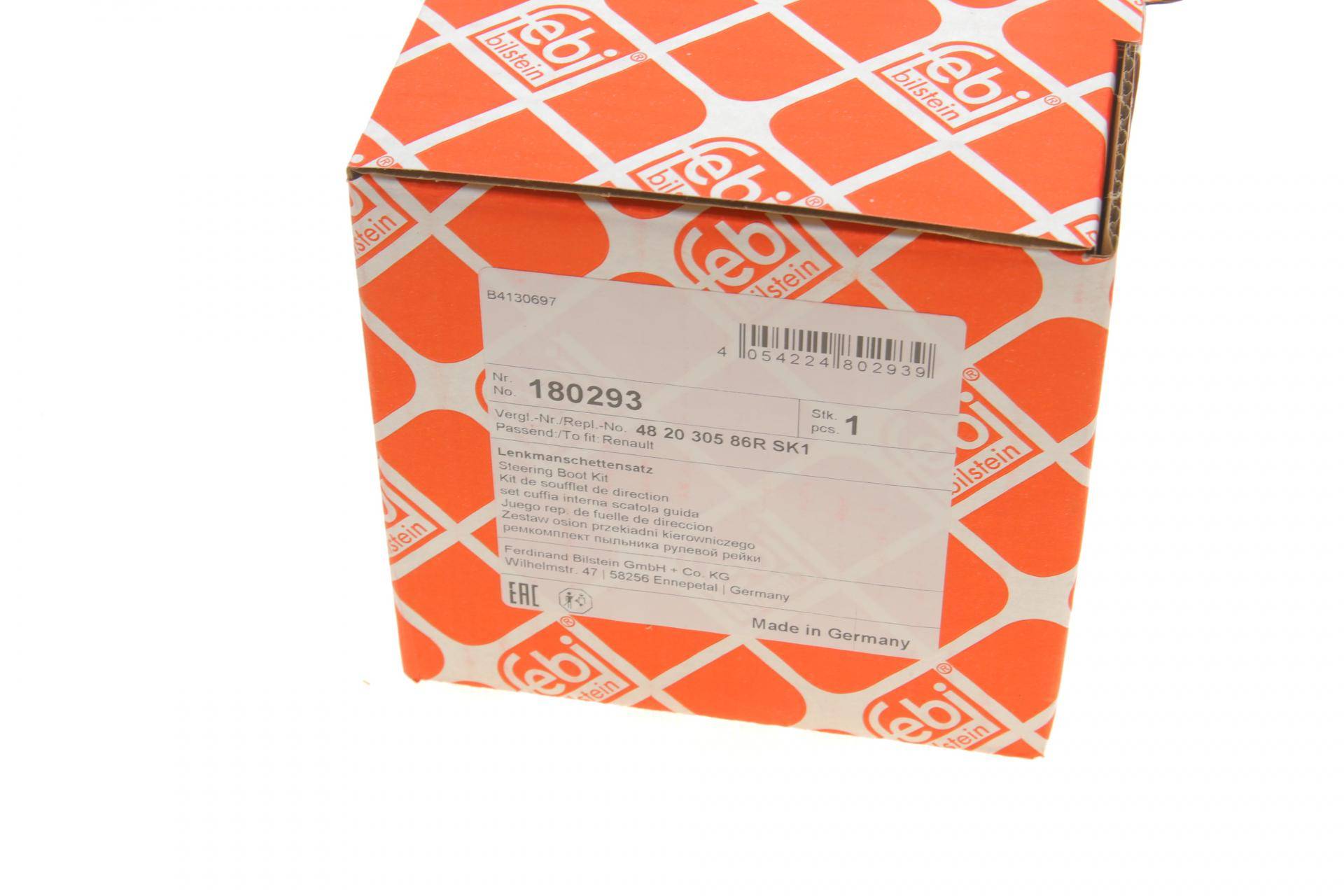 Пильовик рейки рульовий Renault Captur/Clio/Zoe 0.9-Electric 12-