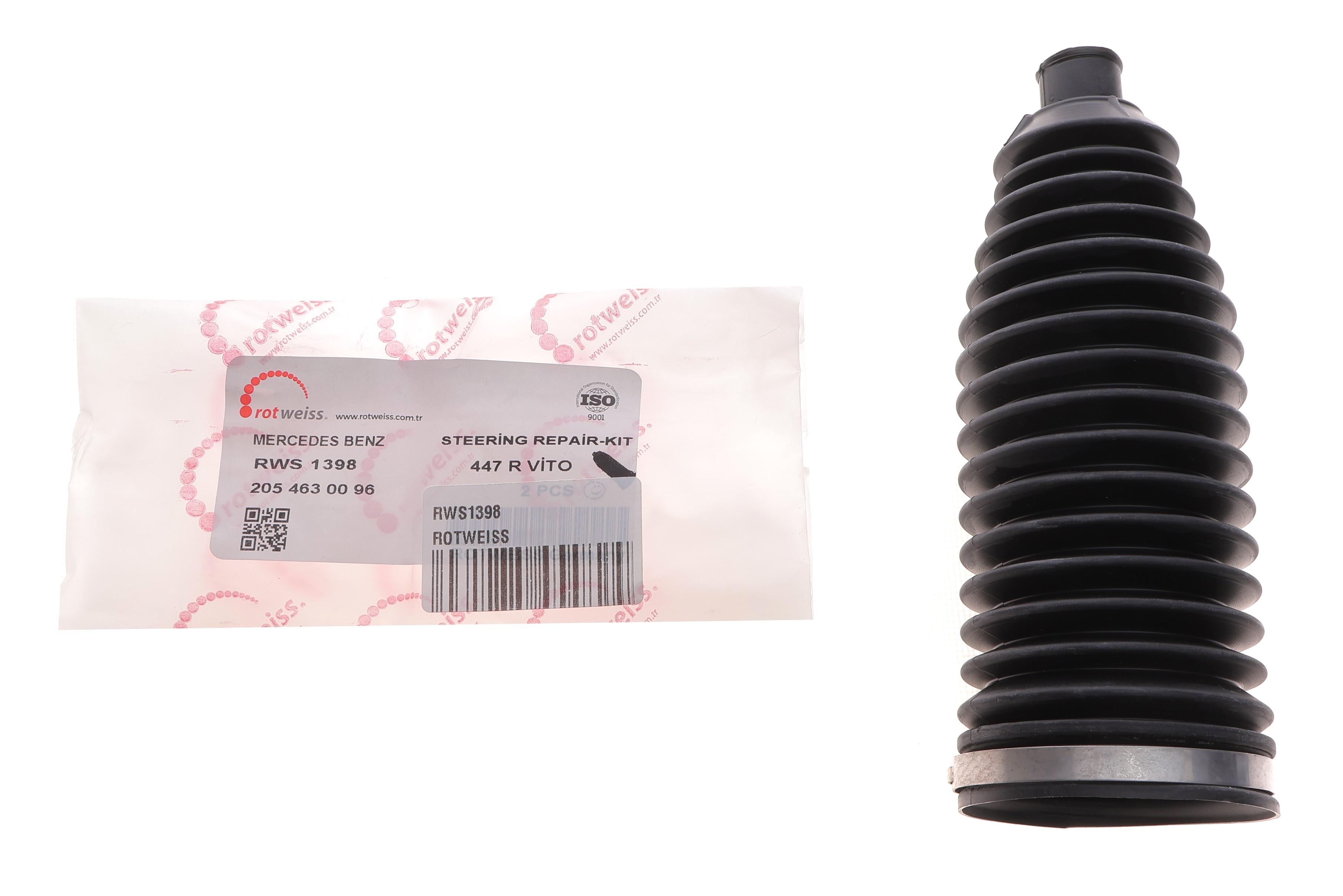 Пильник рейки рульової MB Vito W447 14- (16x62x184mm)