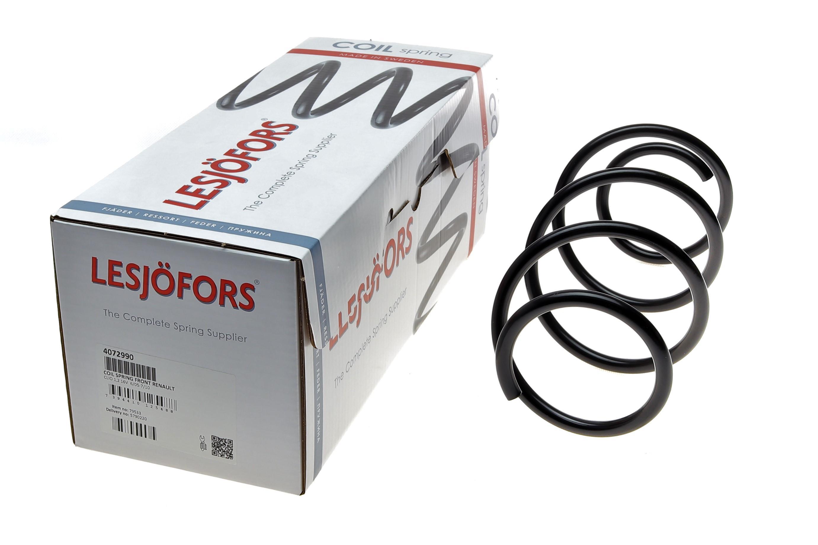 Пружина (передня) Renault Clio III 1.2/1.2 16V/Hi-Flex 05-10 (універсал/нах.зад.частина)