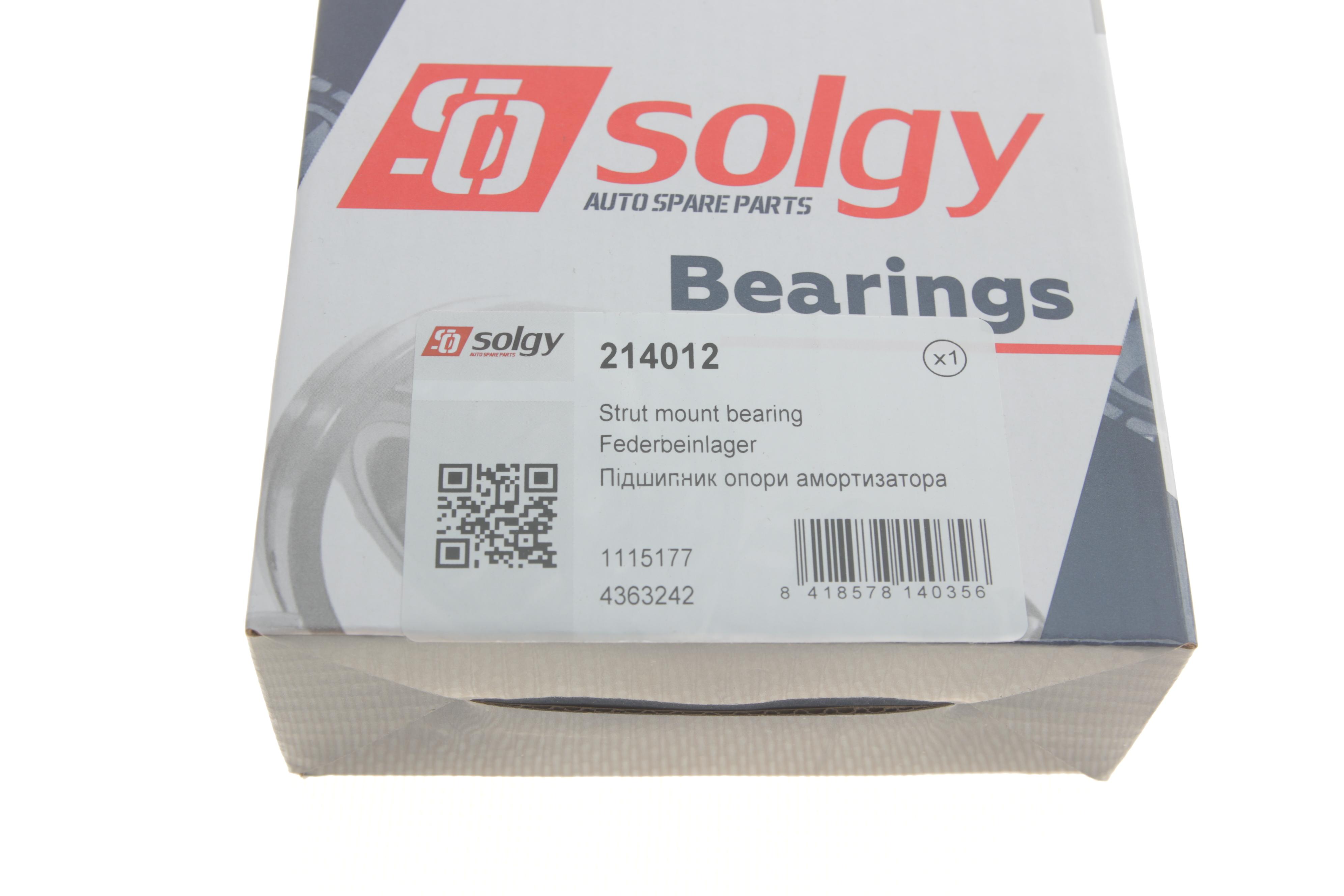 Підшипник амортизатора опорний Ford Connect 02-