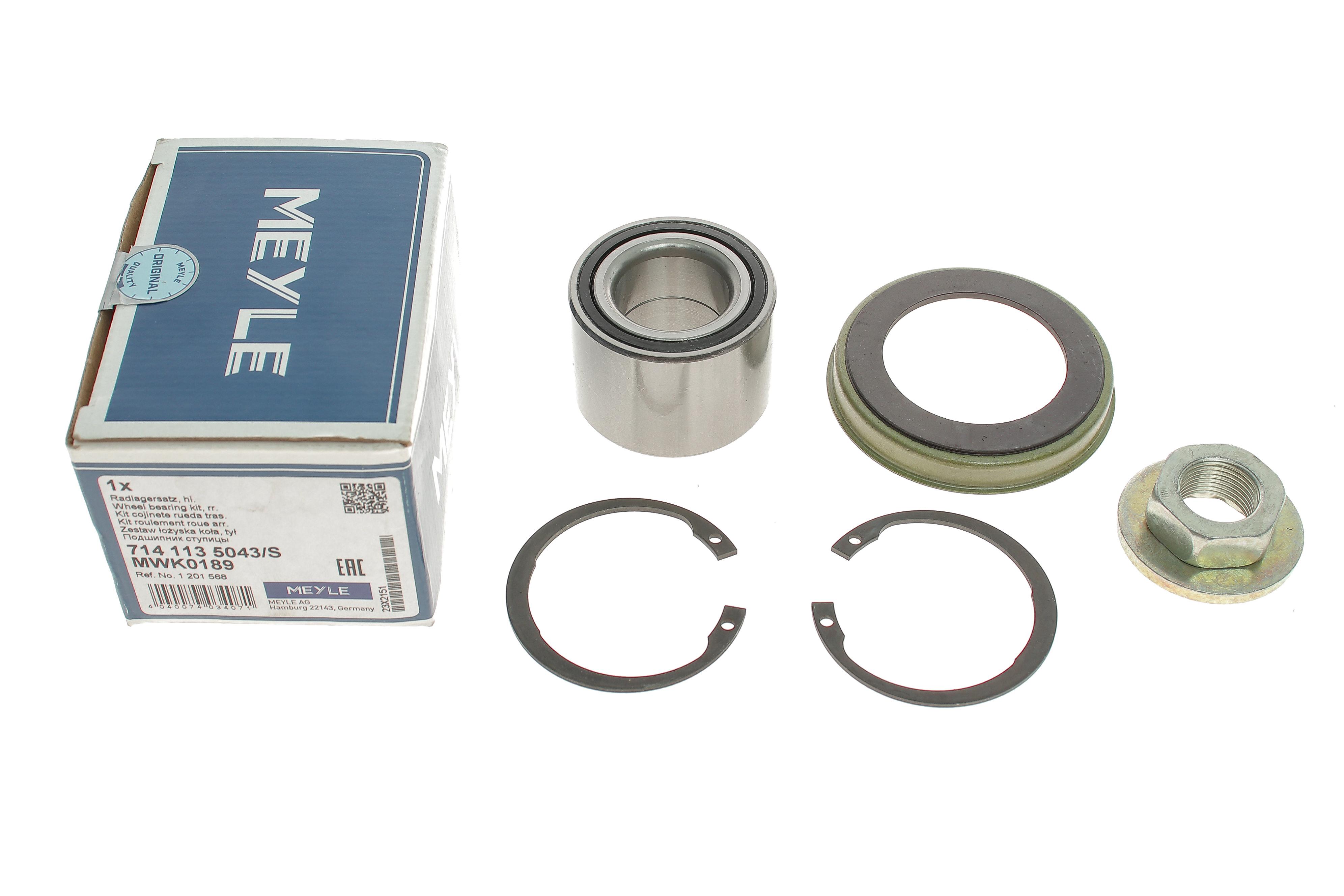 Підшипник маточини (задньої) Ford Fiesta 01- (29x53x37) (+ABS)