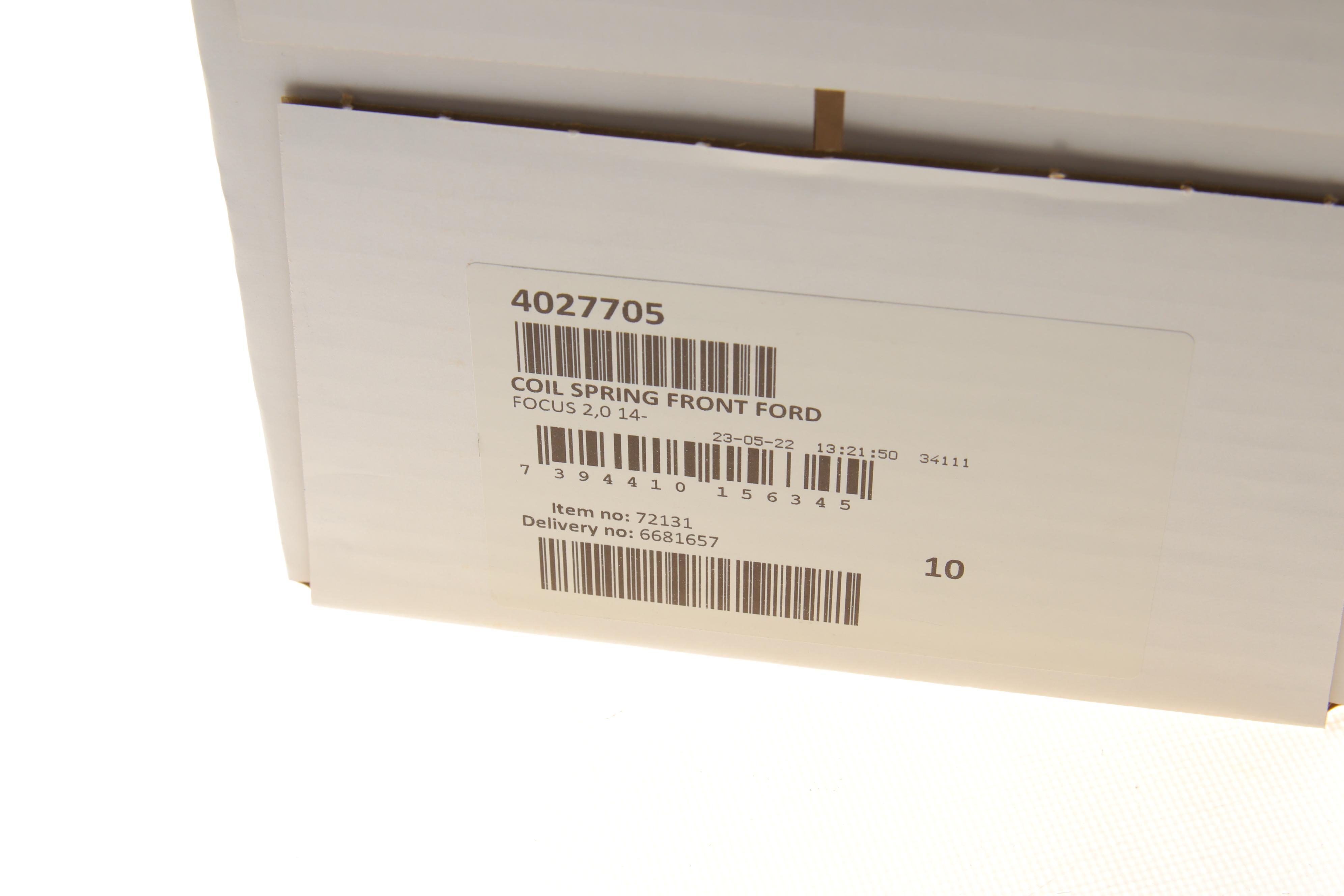 Пружина (передня) Ford Focus 2.0 14- (хэтчбэк/седан) (станд.ход.ч) (кроме осн.ST-line)