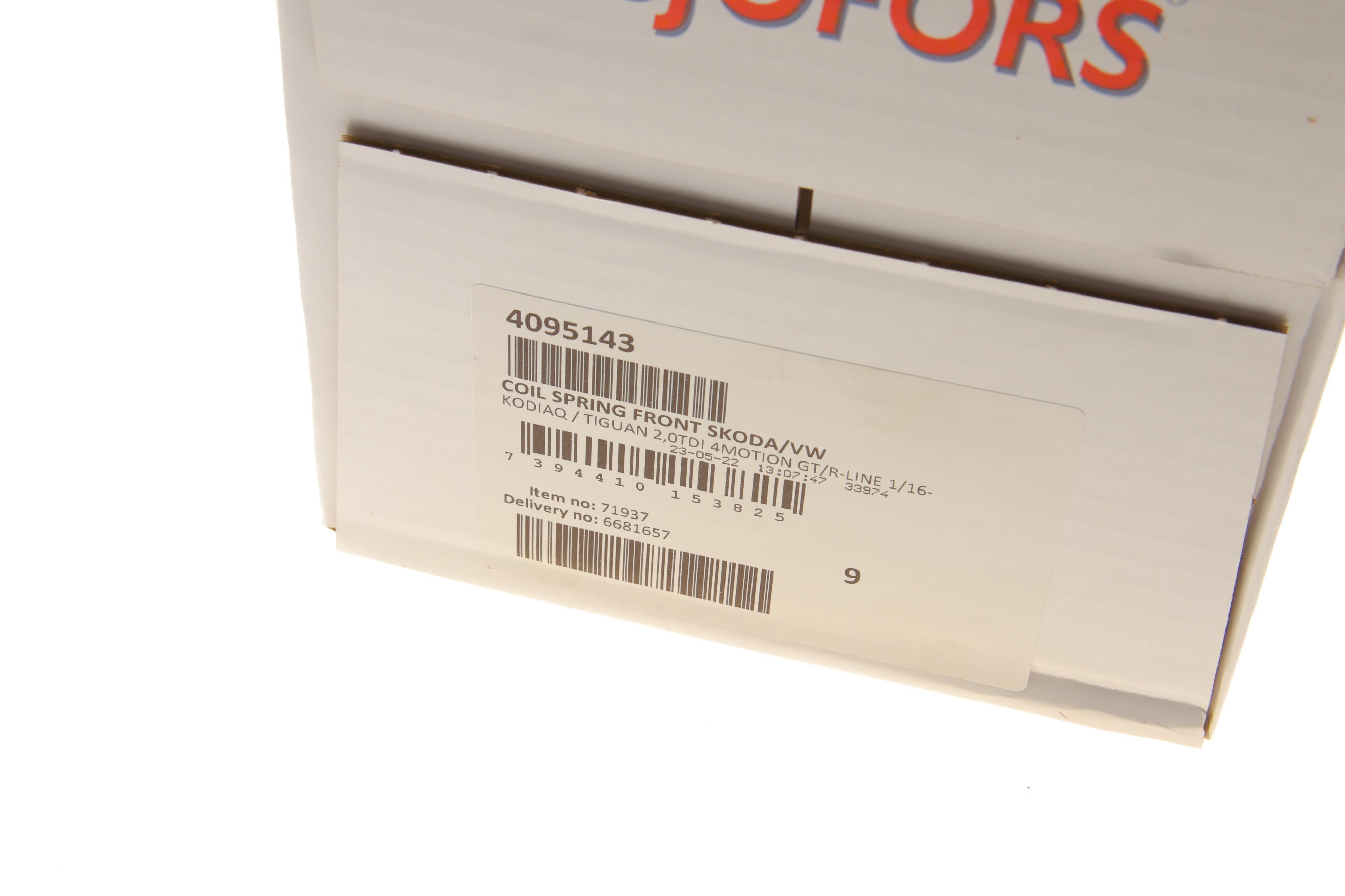 Пружина (передня) VW Tiguan 2.0TDI 4motion/Skoda Karoq 2.0TDI 4x4/Kodiaq 2.0TDI 4x4 АКПП 16- (SUV)