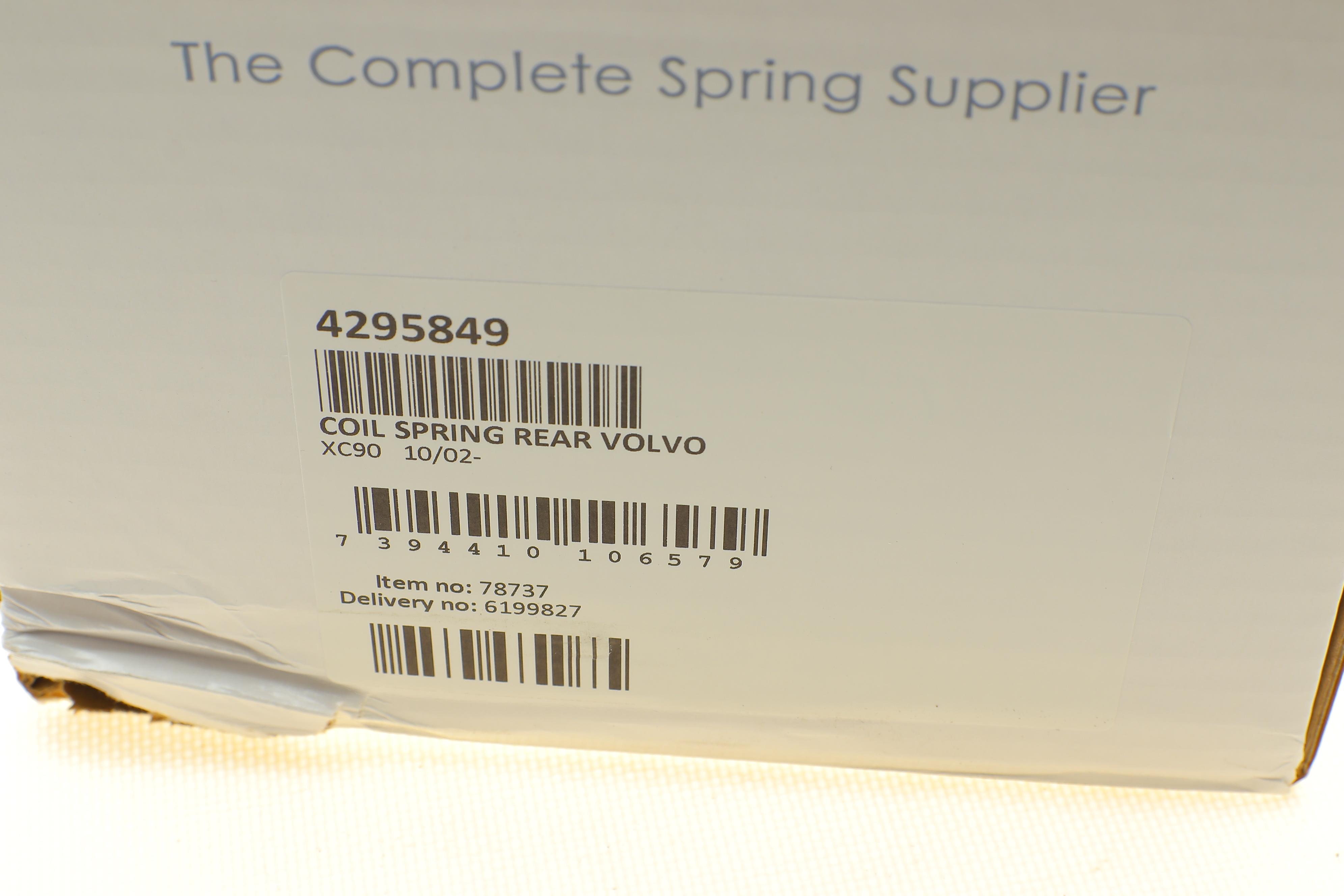 Пружина (задня) Volvo XC90 2.5 AWD/T AWD 02-14 (SUV) (без с-ми рег.дор.просвіту)