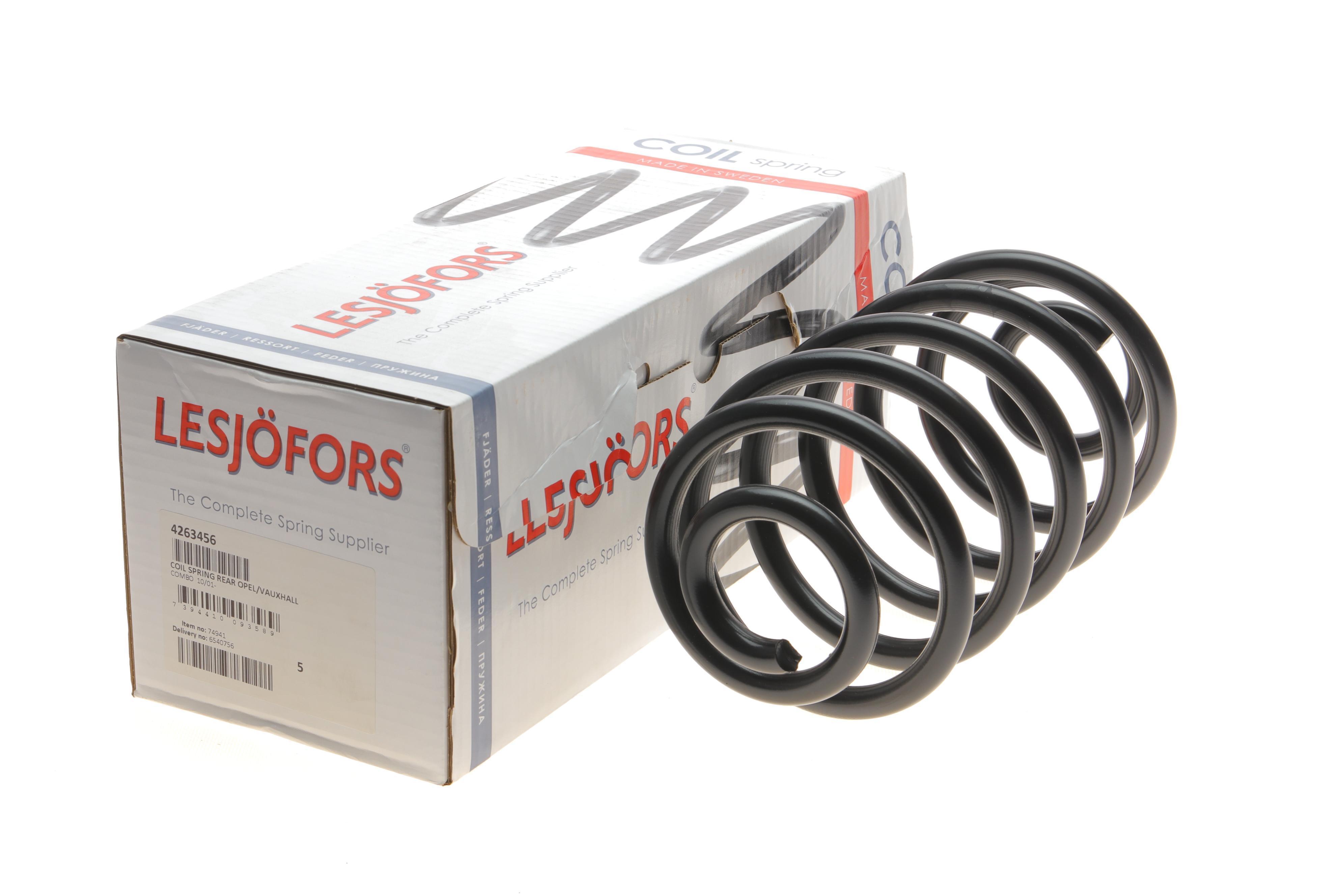 Пружина (задня) Opel Combo 1.3-1.7CDTI/1.4-1.6 01- (фургон/вен) (з пост.d) (не для підвищ.нагр.)