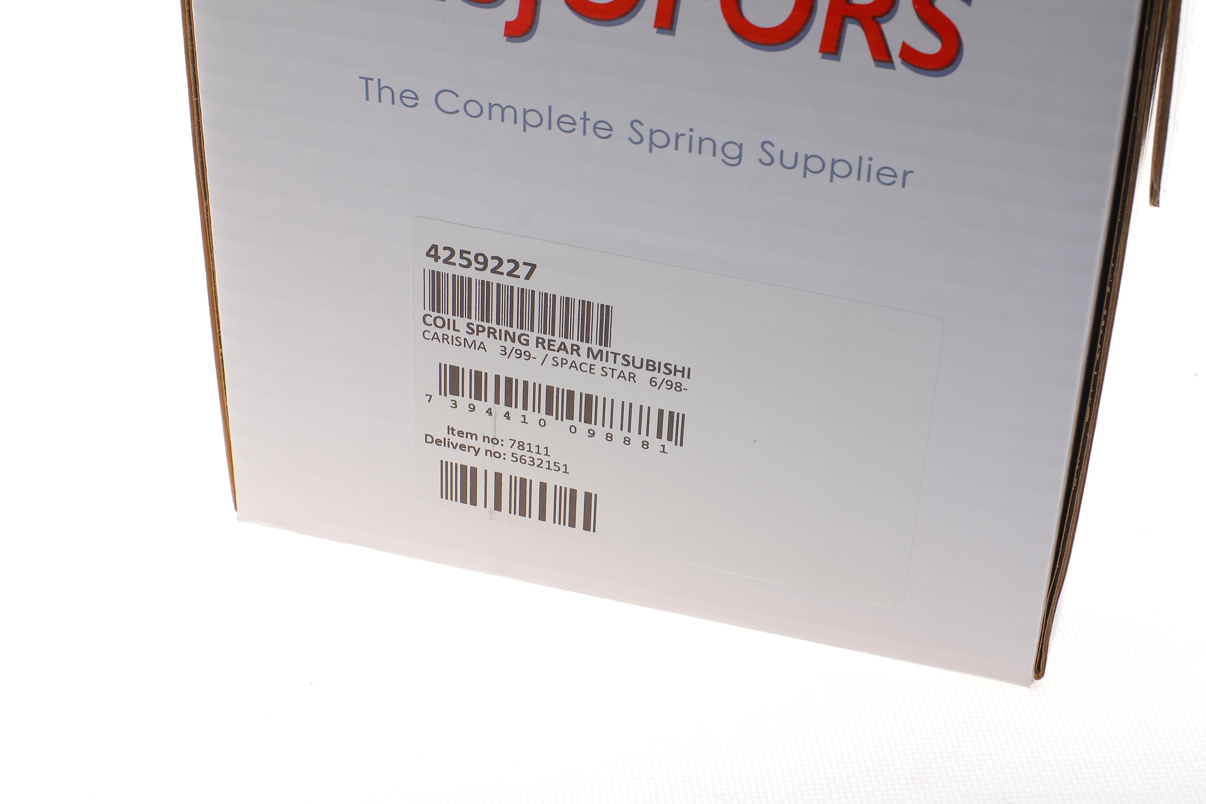 Пружина (задня) Mitsubishi Carisma/Space Star 1.3/1.6/1.8GDI/1.9DI-D/TD 98-06 (седан/накл.з.ч/вен)