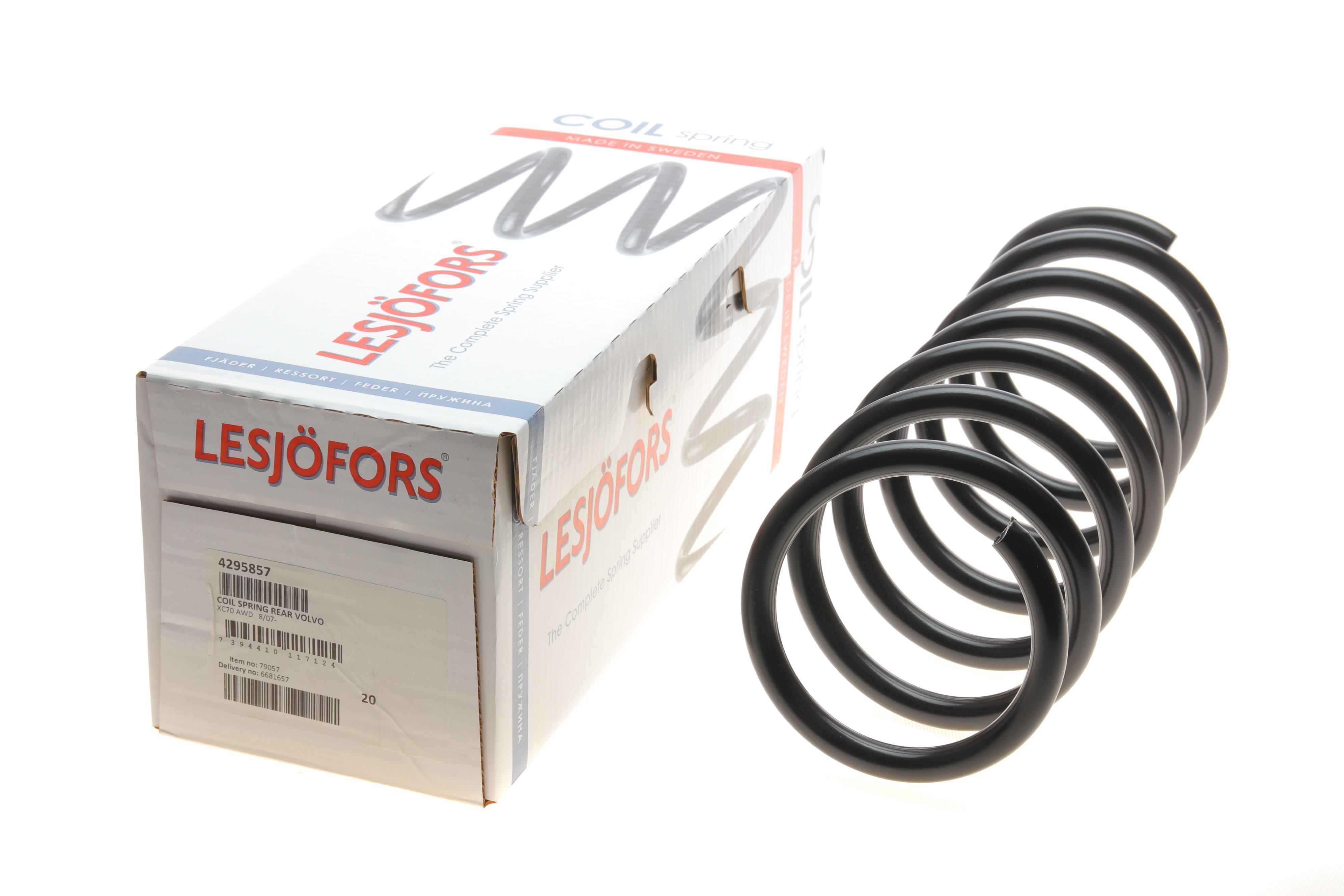 Пружина (задня) Volvo XC70 2.4D/D4-D5 AWD 07-16 (універсал) (з станд.ход.ч) (крім Four-C)