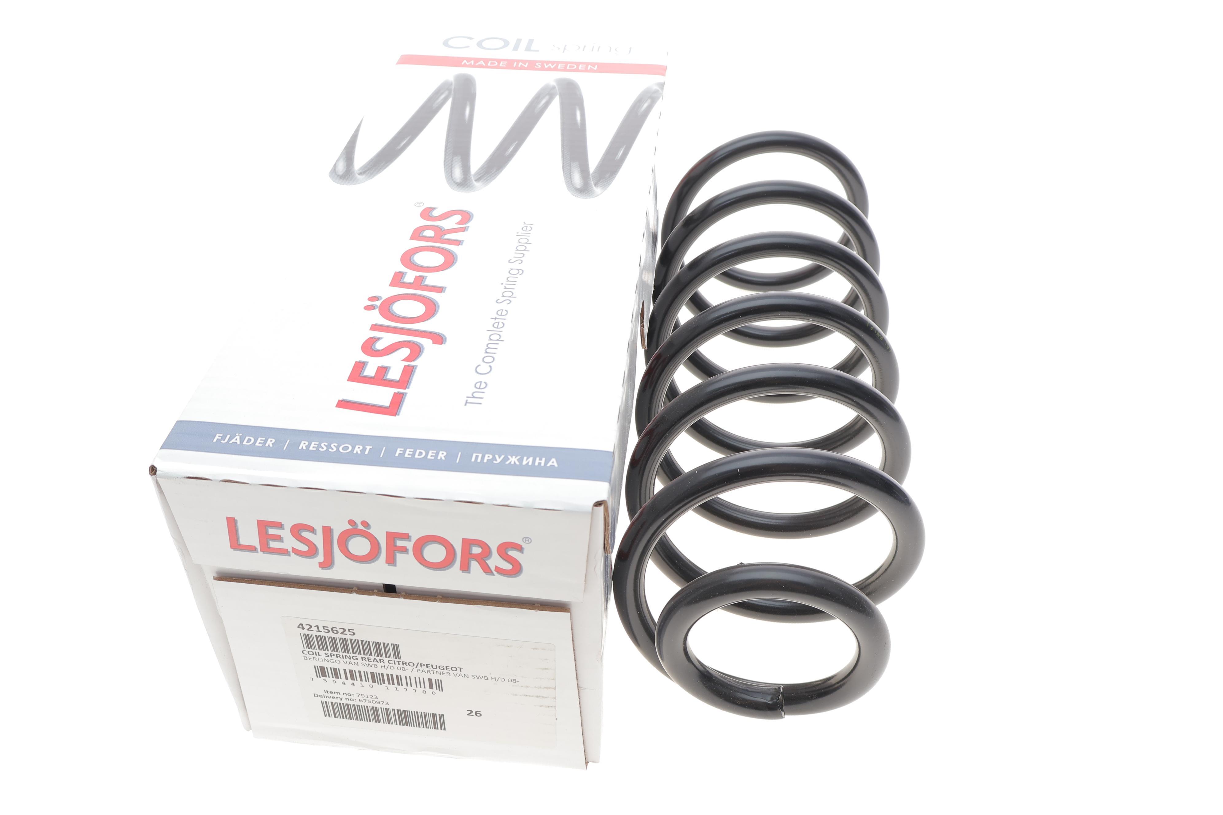 Пружина (задня) Citroen Berlingo 1.6/1.6HDi 08- (фургон) (коротка колёс.база) (HD)