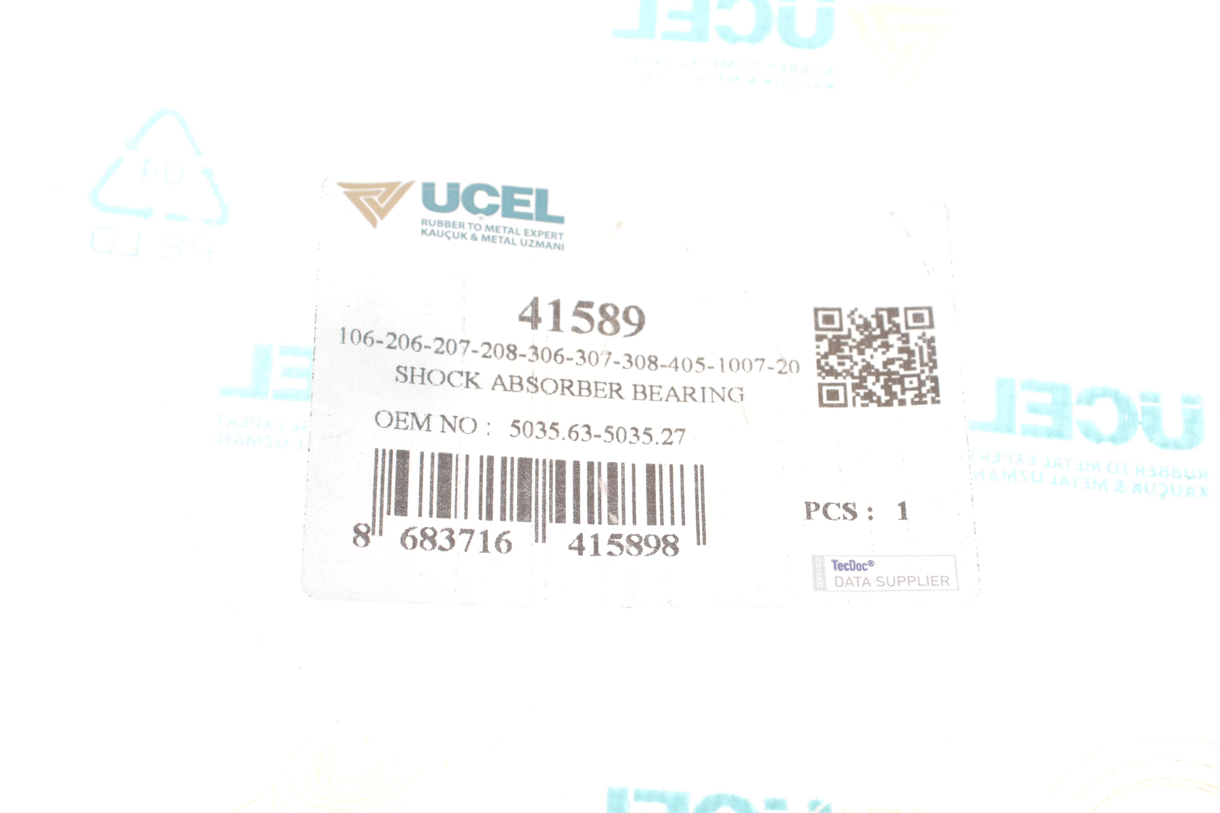 Підшипник амортизатора опорний Citroen Berlingo 96-08