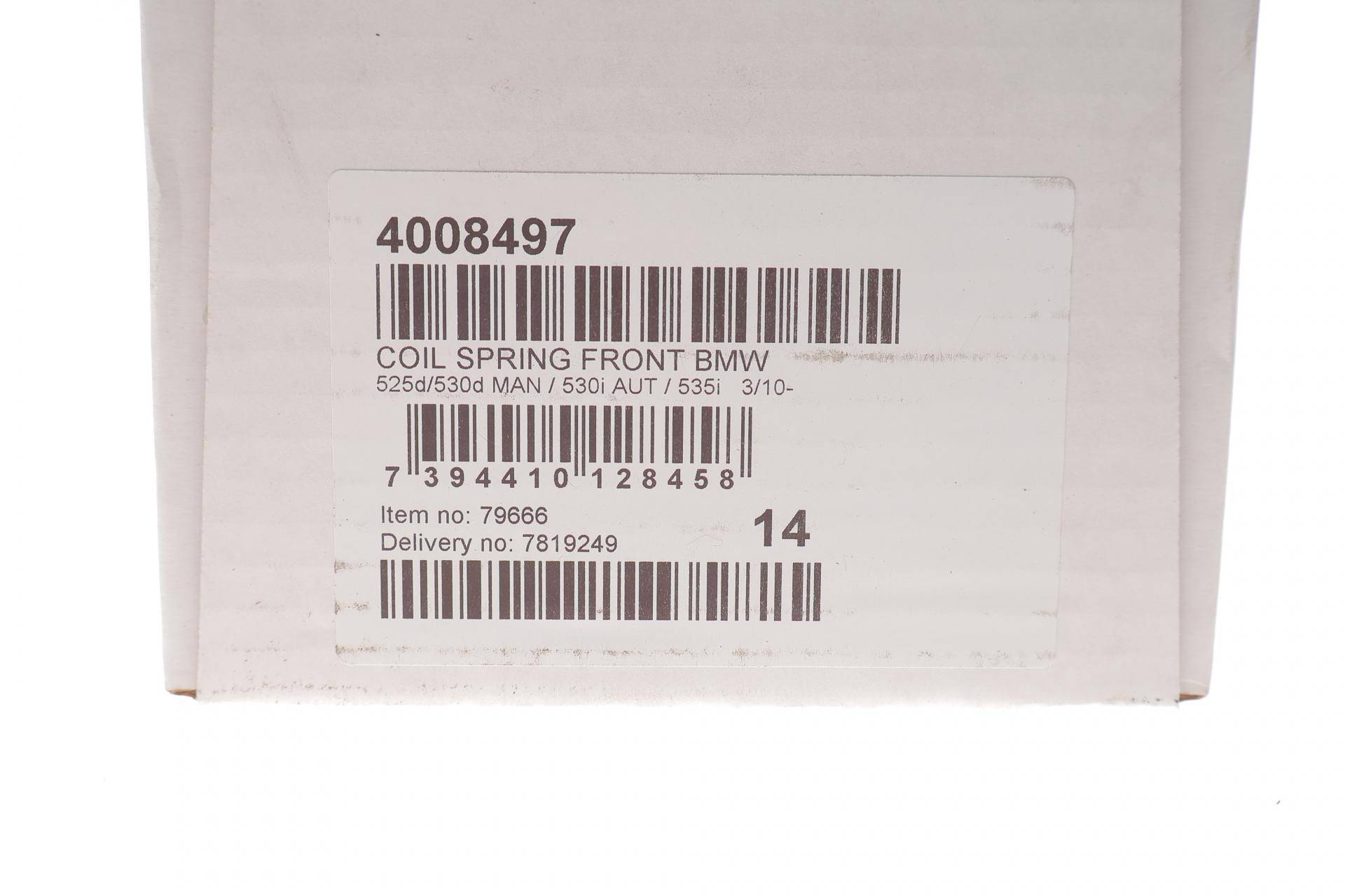 Пружина (передня) BMW 5 (F10/F11) 525d/530d МКПП/xDrive/530i/535i 10-17 (седан/унів.) (без М-техн.)