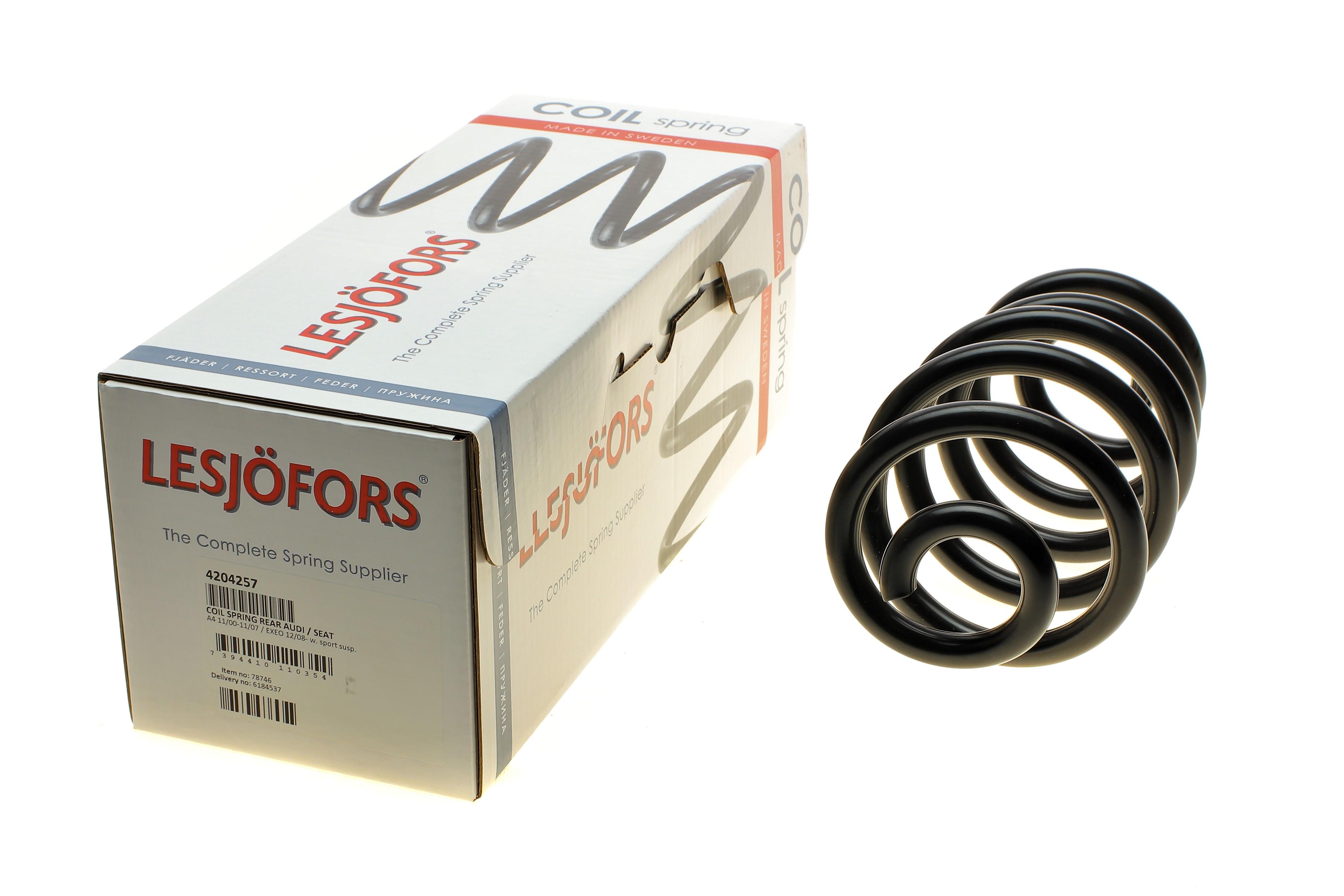 Пружина (задня) Audi A4 1.8T/1.9-2.7TDI/2.0FSI/2.4/3.0 01-08 (седан) (зі спорт.ход.ч) (осн.Incl S-Line)