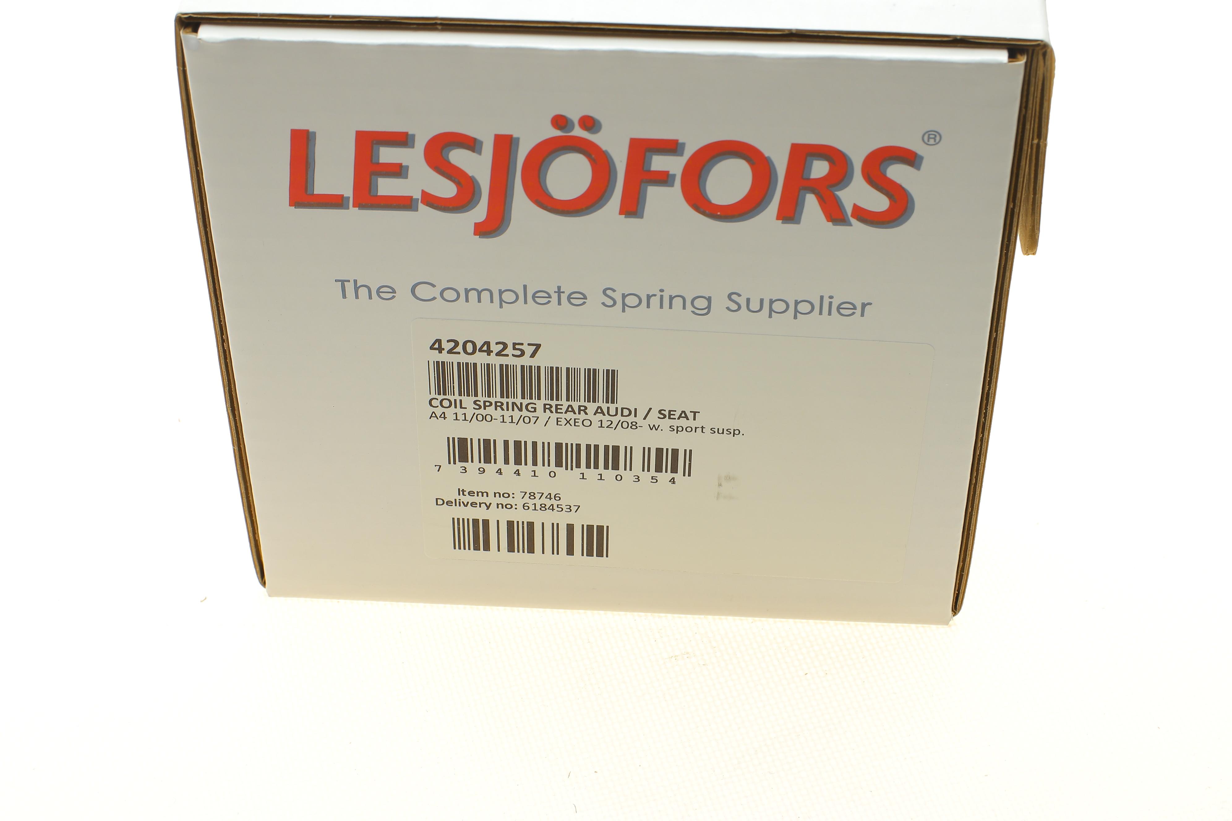 Пружина (задня) Audi A4 1.8T/1.9-2.7TDI/2.0FSI/2.4/3.0 01-08 (седан) (зі спорт.ход.ч) (осн.Incl S-Line)