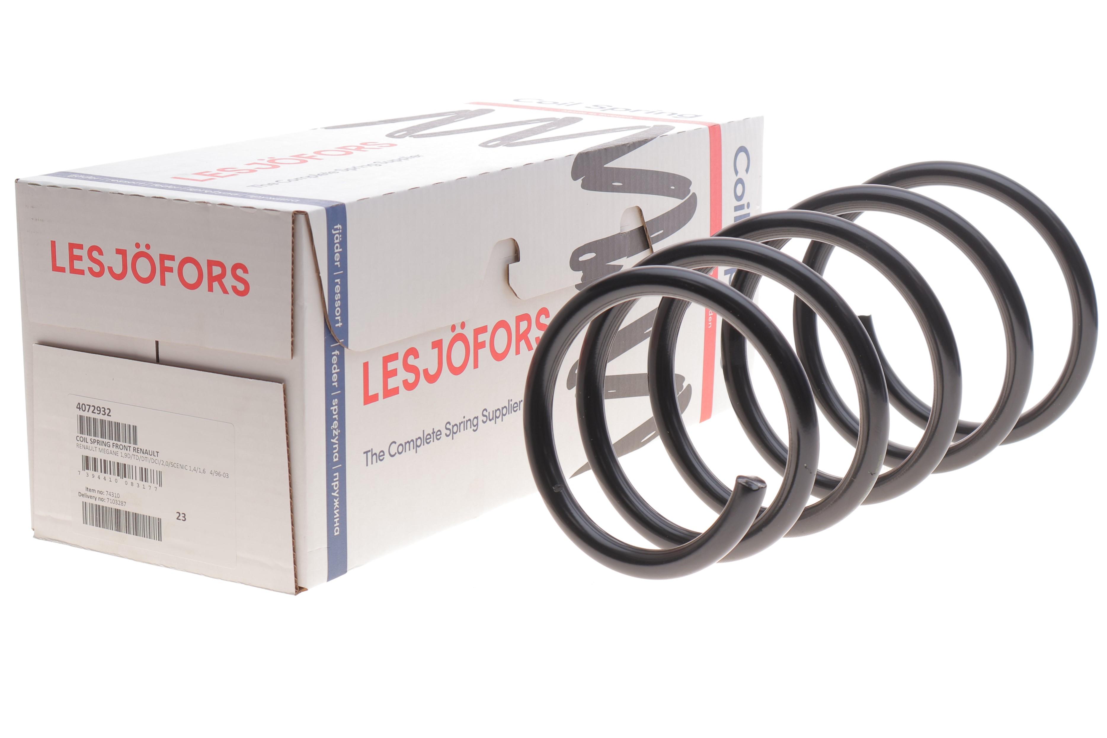 Пружина (передня) Renault Megane I 1.9D/dCi/dTi (сед./ун/накл.з.ч/вен)/Scenic I 1.4-1.8 (вен) 96-03