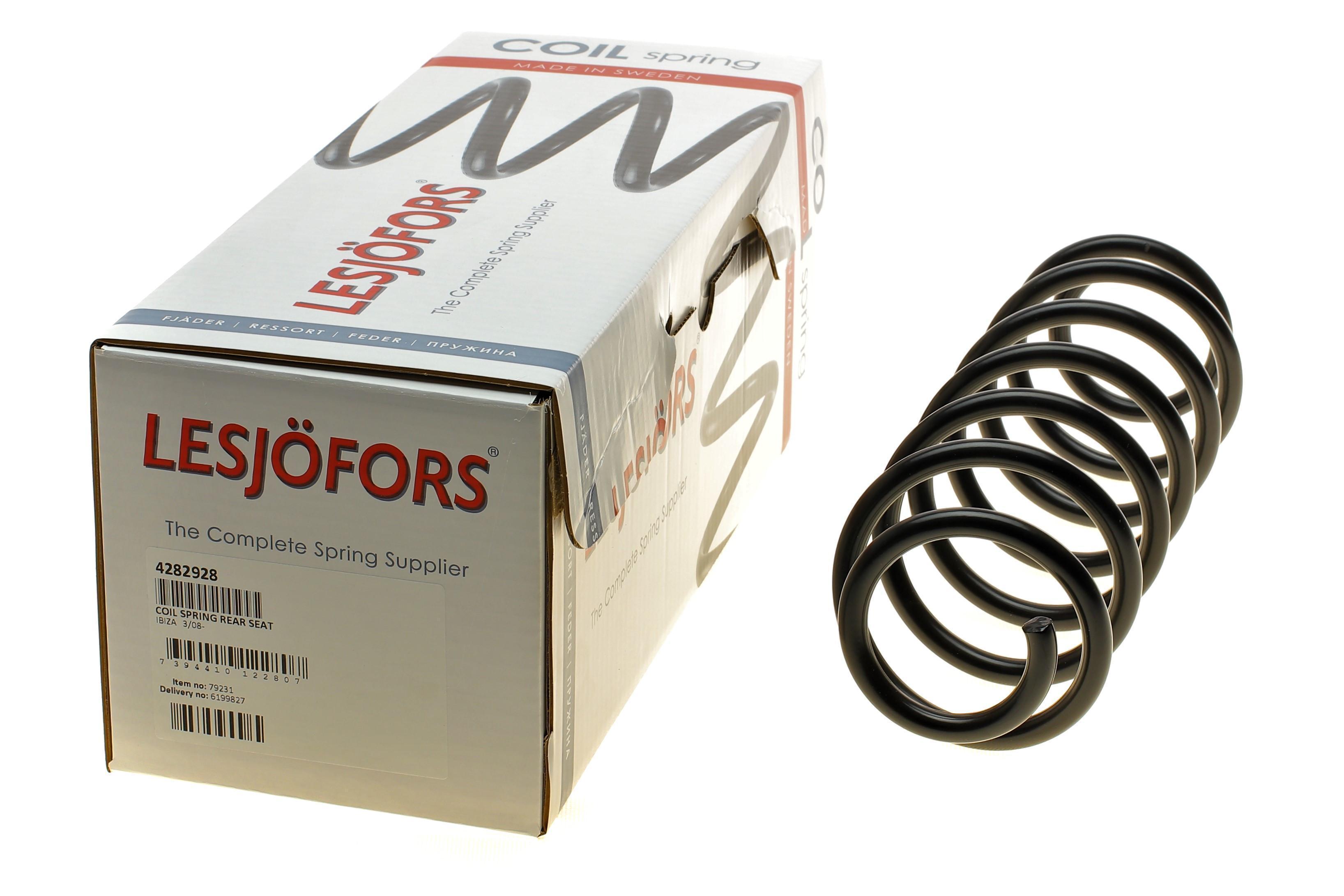 Пружина (задня) Seat Ibiza 1.2-1.9TDI/1.2TSI/1.2-1.6 08-17 (накл.зад.частина/купе) (без спорт.ход.частини)