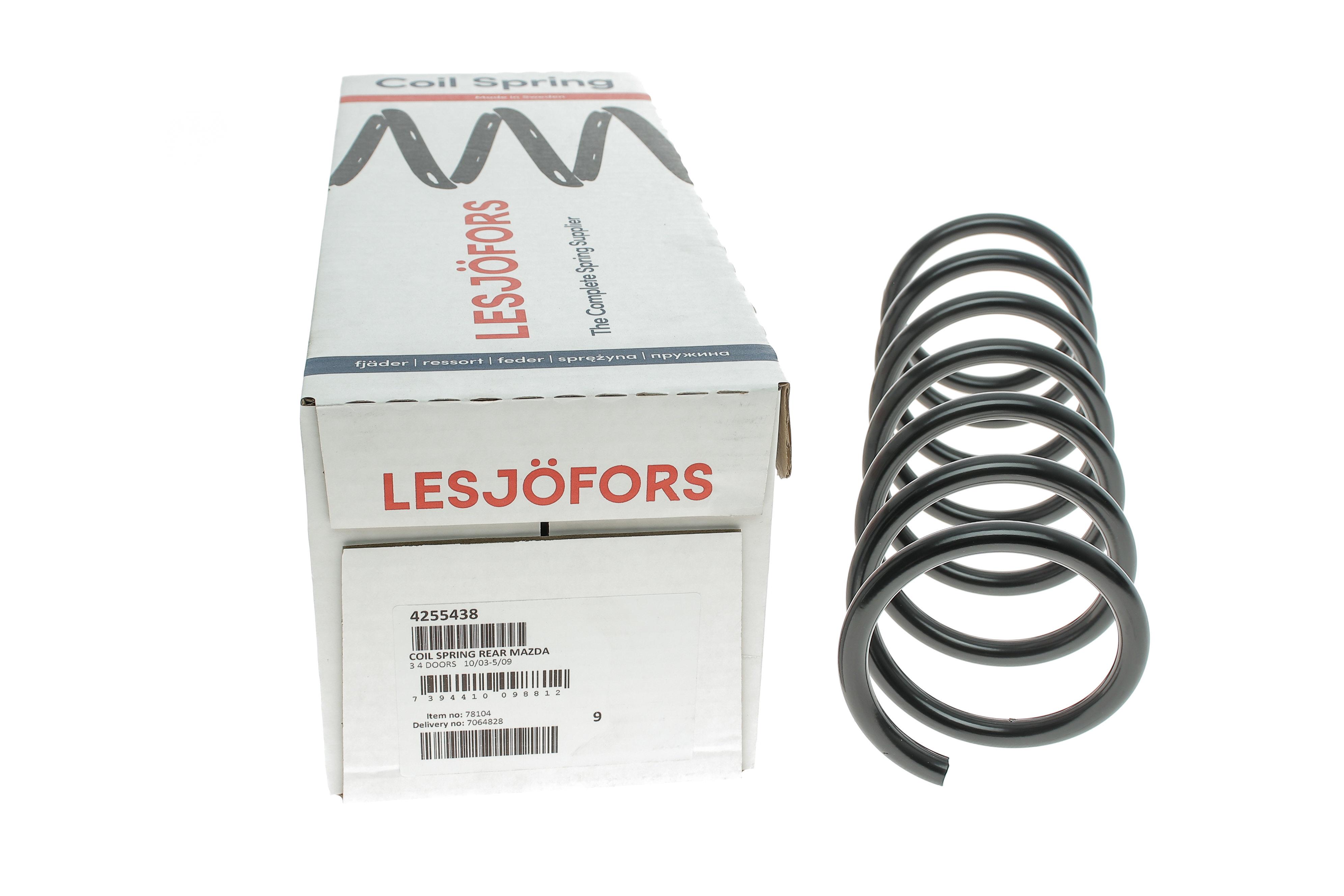 Пружина (задня) Mazda 3 1.6/DI Turbo/2.0 03-09 (седан)