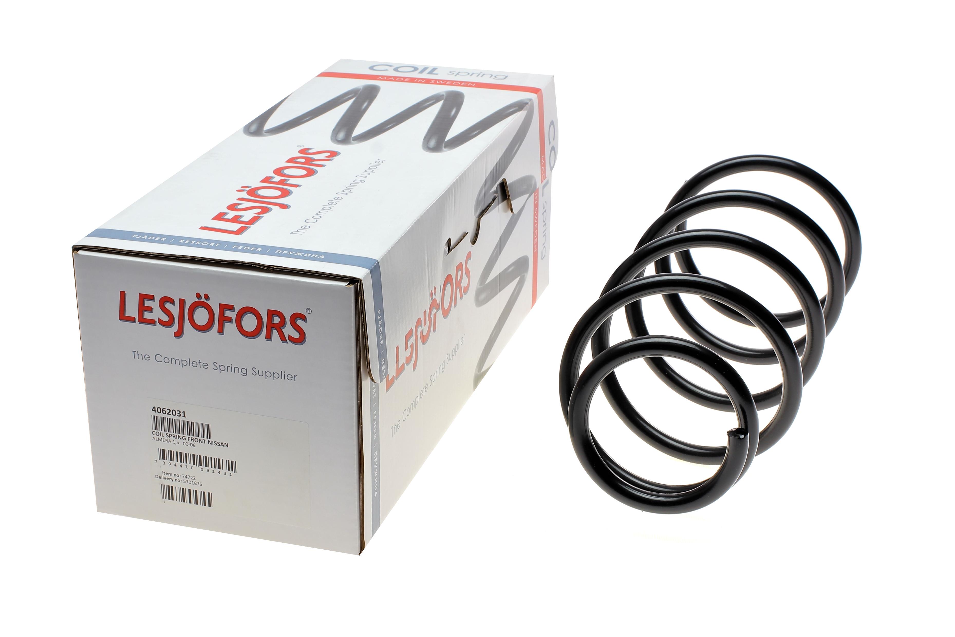 Пружина (передня) Nissan Almera II 1.5 00-06 (седан/нах.зад.частина)