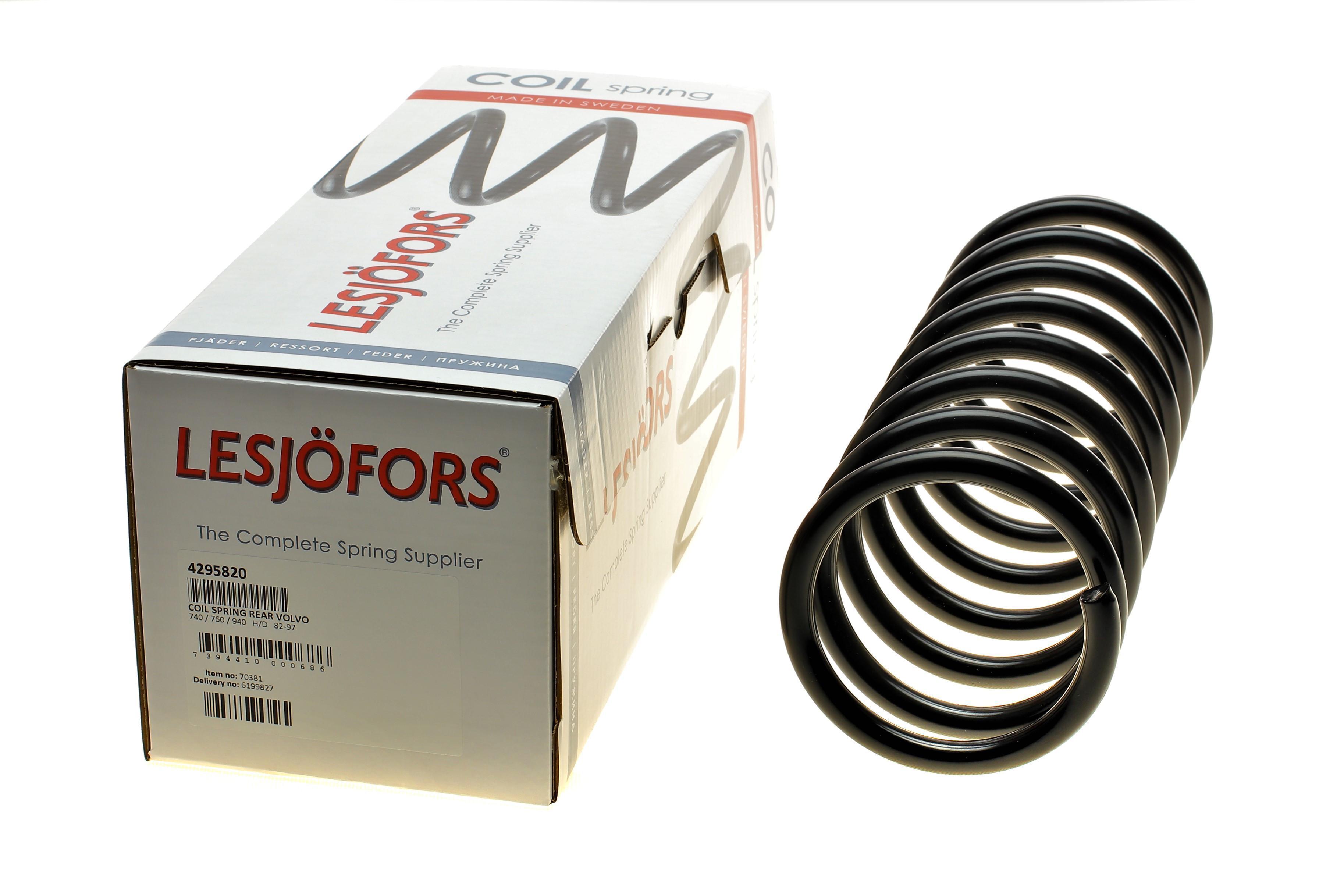 Пружина (задня) Volvo 740/760/940 2.0/2.3/2.4D/TD 83-98 (седан) (без с-ми рег.дор.просвіту) (HD)