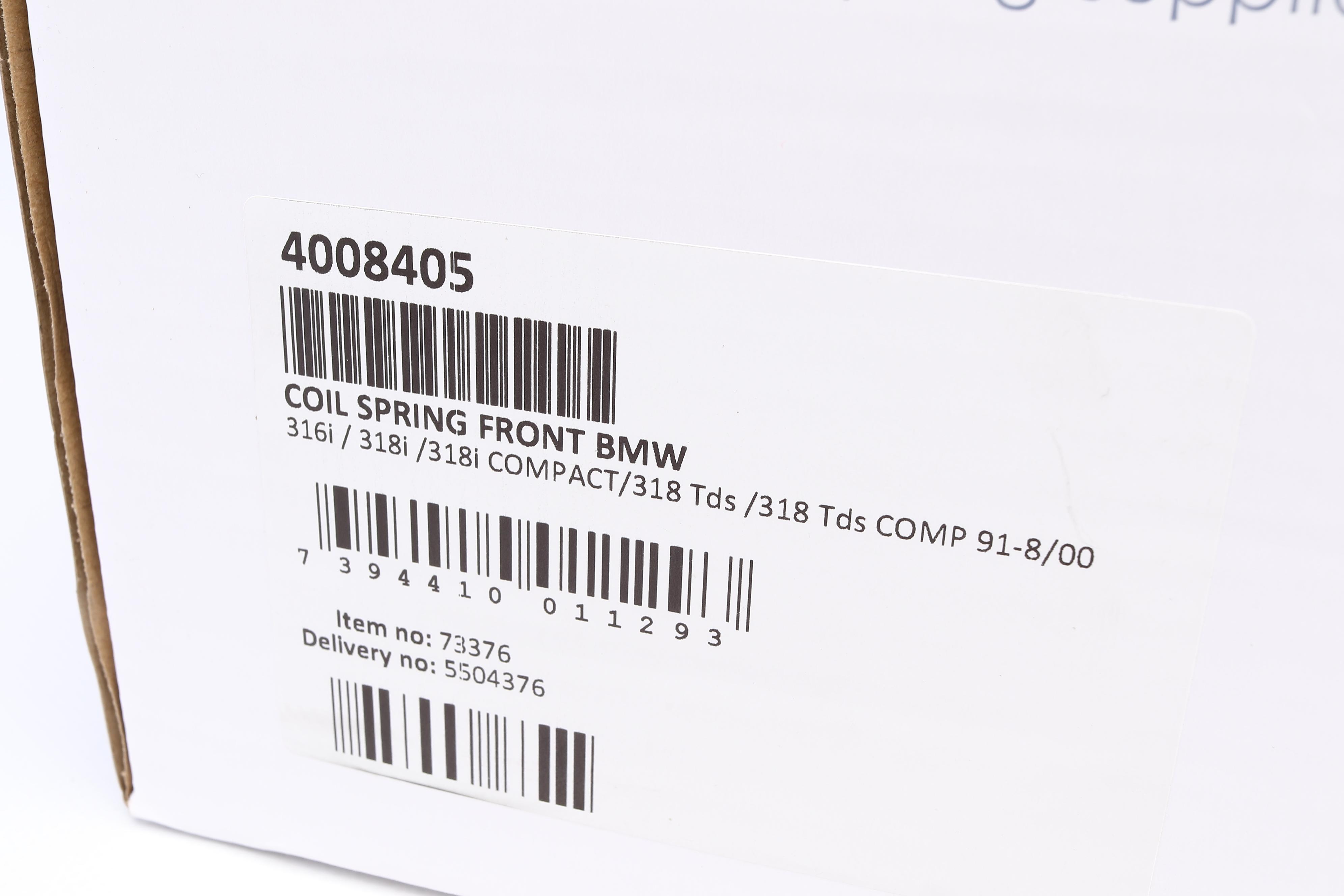 Пружина (передня) BMW 3 (E36) 316i/318i/318is/318tds/318ti 91-99 (седан/універсал/накл.зад.ч)