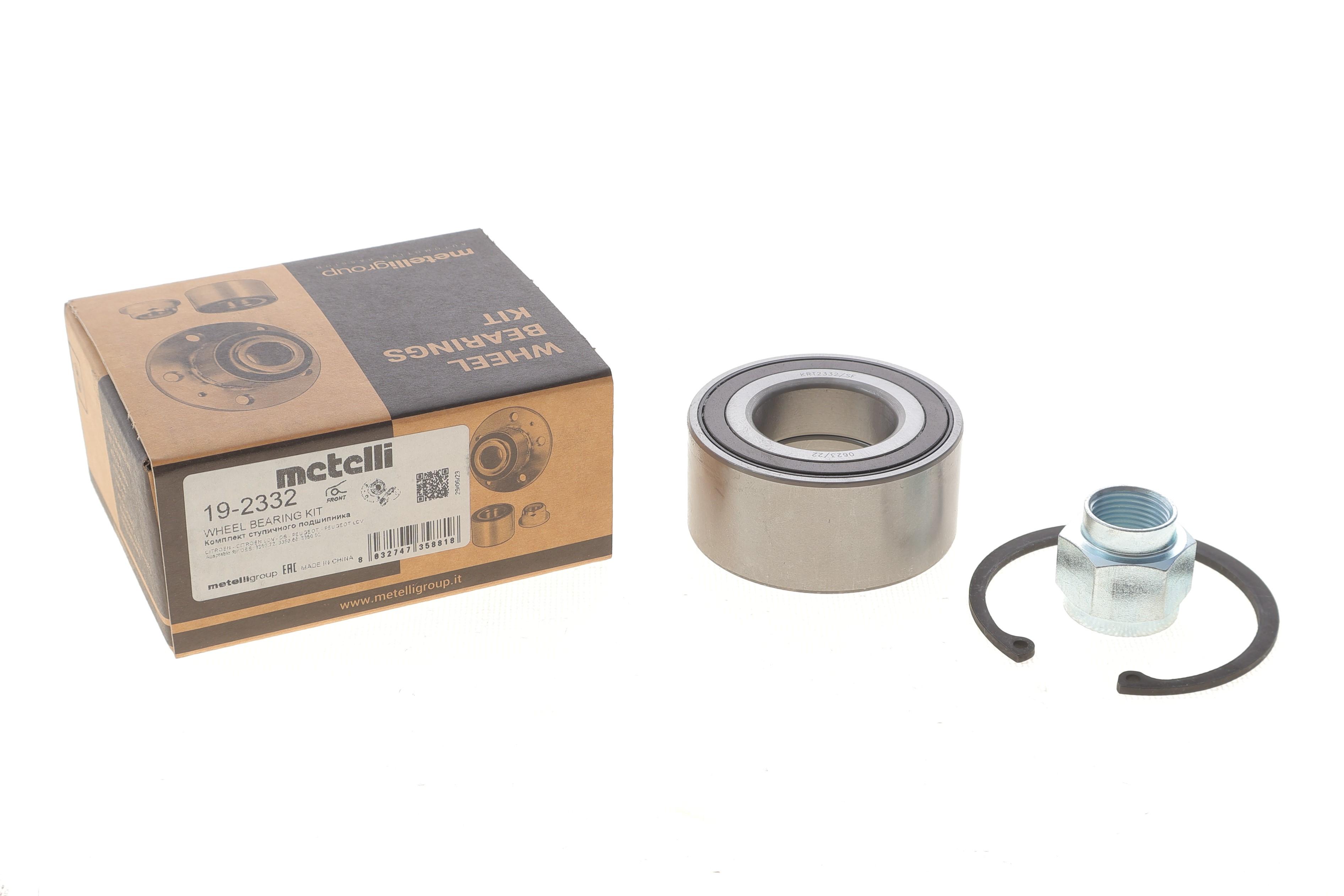 Підшипник маточини (передньої) Citroen C3/Peugeot 207/208 02- (37x72x33) (+ABS)(к-кт)