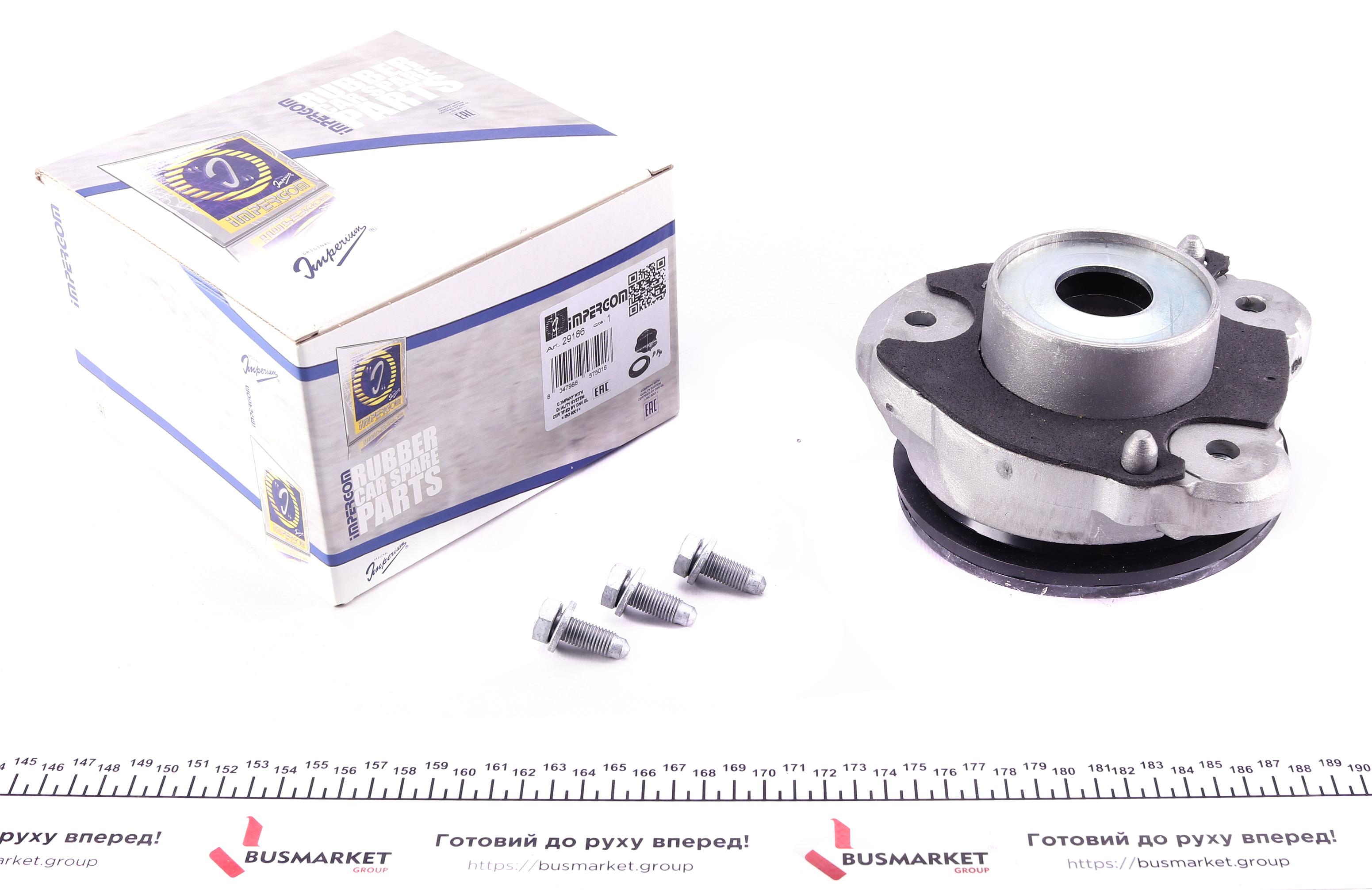 Подушка амортизатора (переднього) Fiat Ducato 09- (R) (з к-том болтом і захистом)