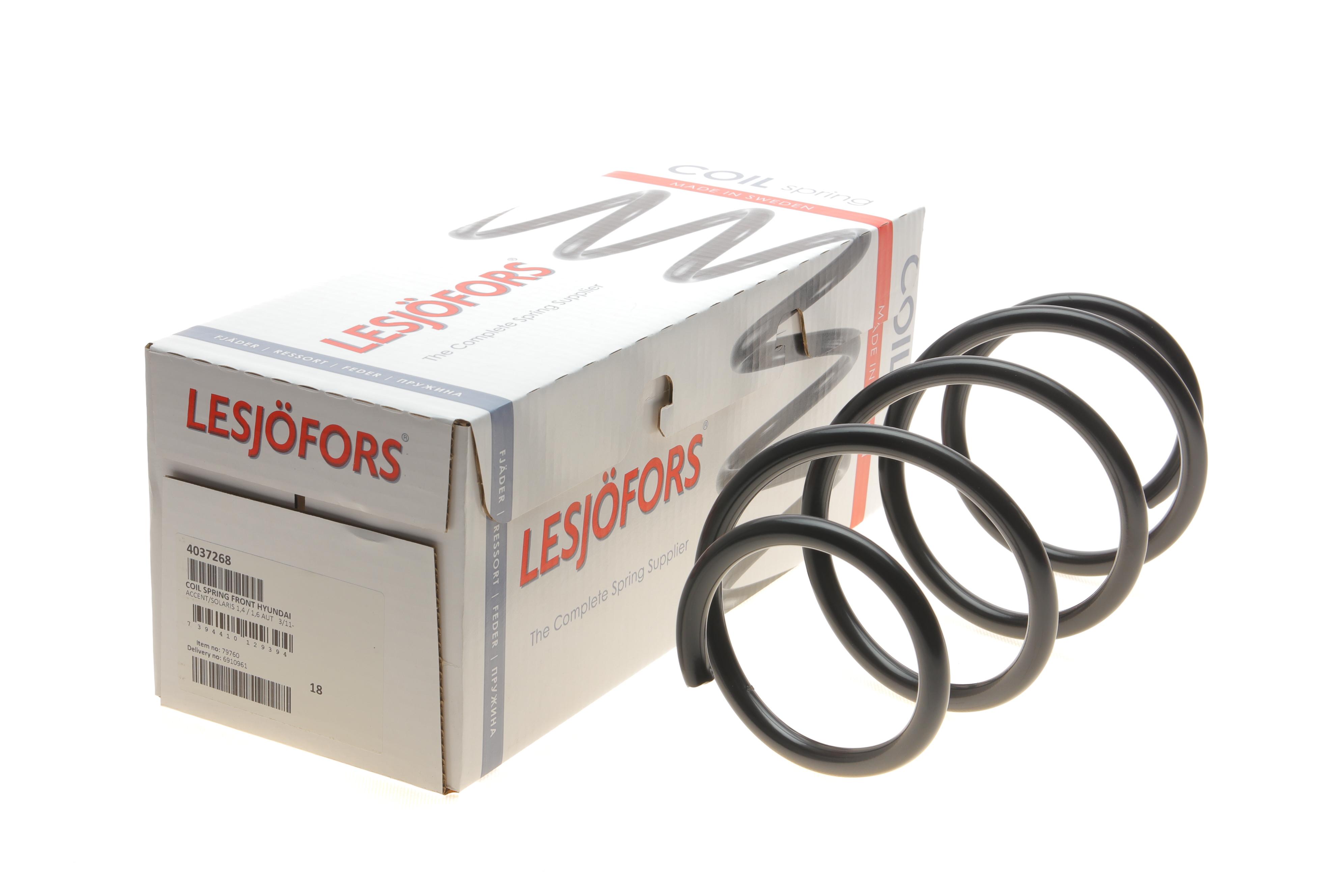 Пружина (передня) Hyundai Accent IV 1.4/1.6 10-/Kia Rio III 1.4-1.6CVVT 11-17 АКПП (седан/накл.з.ч)