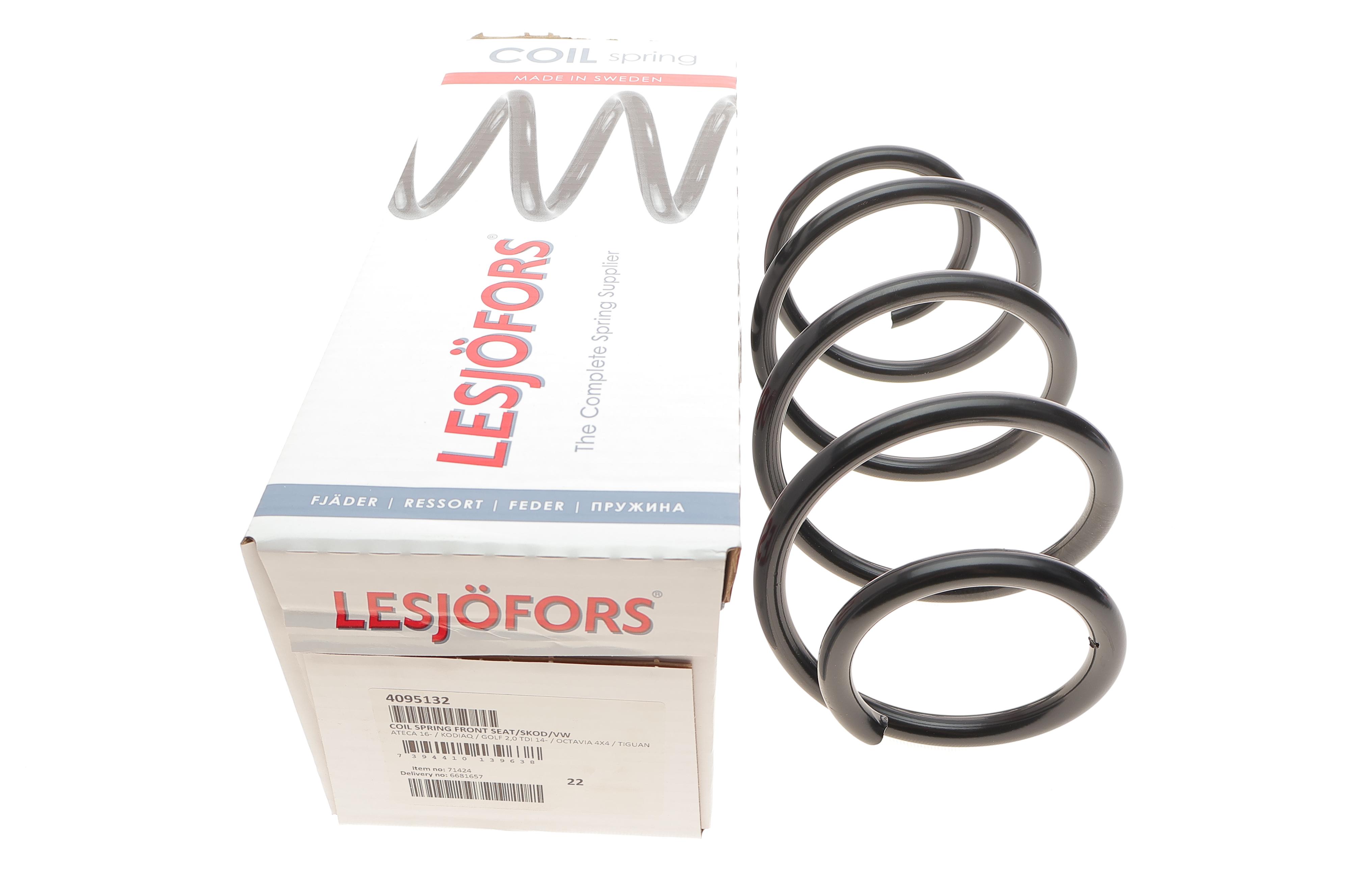 Пружина (передня) VW Tiguan 1.4TSI АКПП/2.0TSI/TDI МКПП/Skoda Kodiaq 1.4TSI АКПП/Karoq 1.5 16-(SUV)