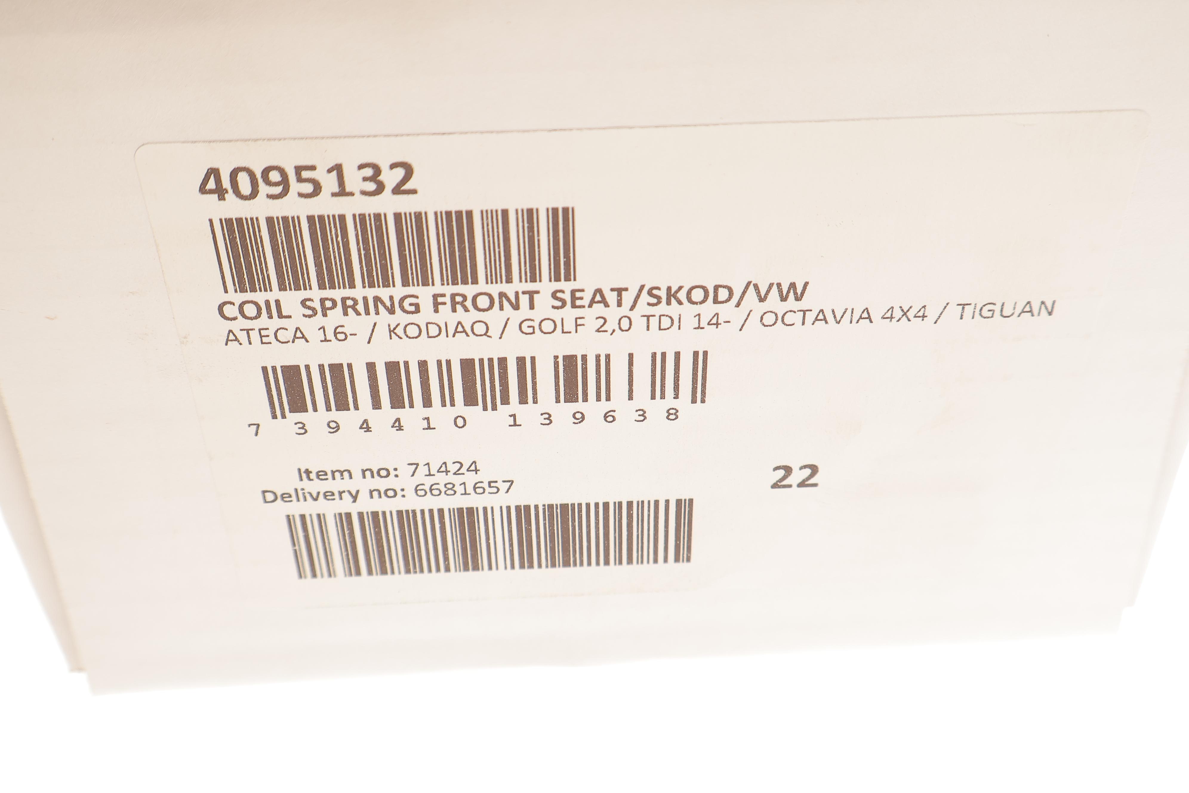 Пружина (передня) VW Tiguan 1.4TSI АКПП/2.0TSI/TDI МКПП/Skoda Kodiaq 1.4TSI АКПП/Karoq 1.5 16-(SUV)