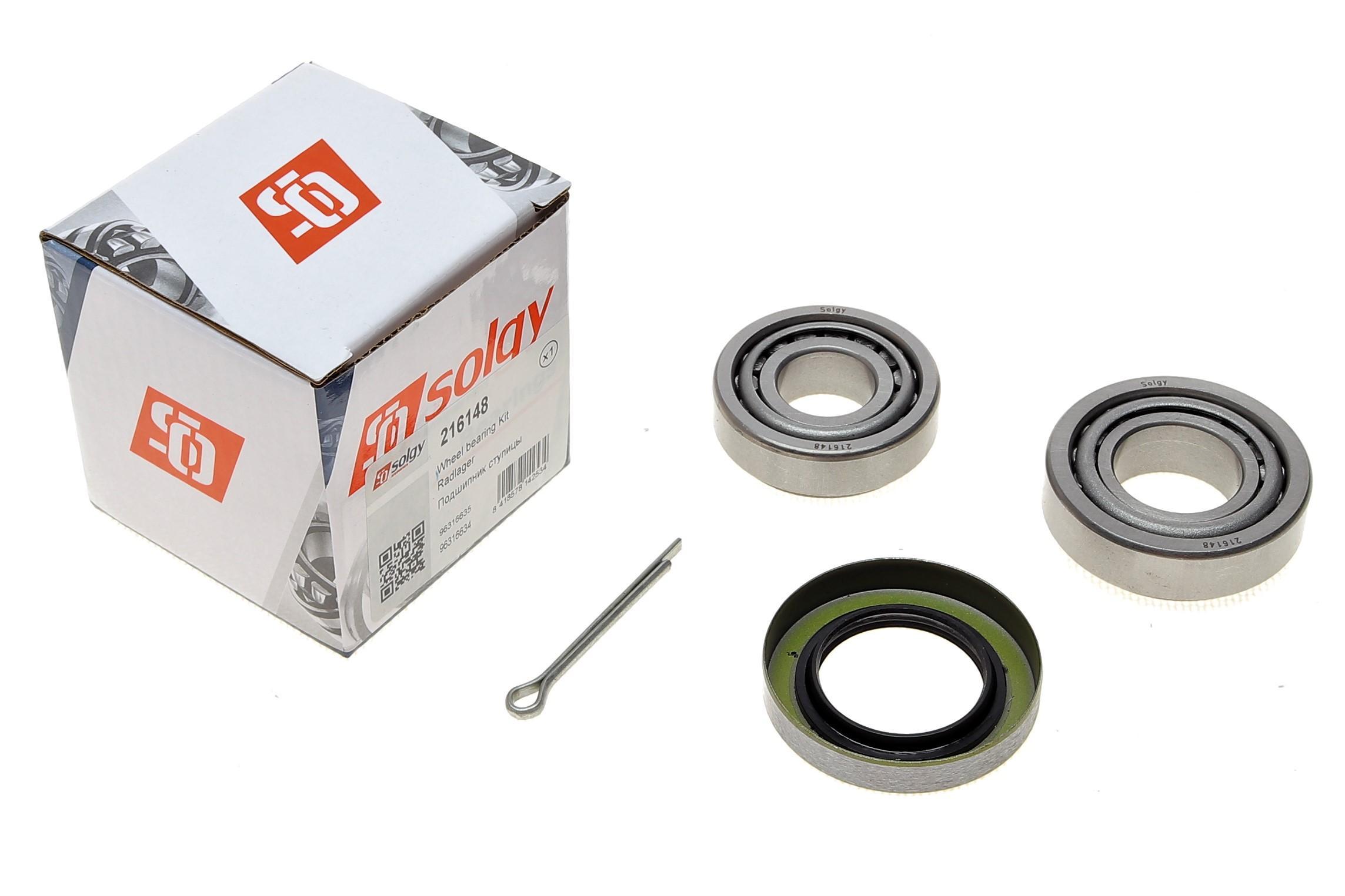 Підшипник маточини (задньої) Daewoo Matiz 98- (к-кт)