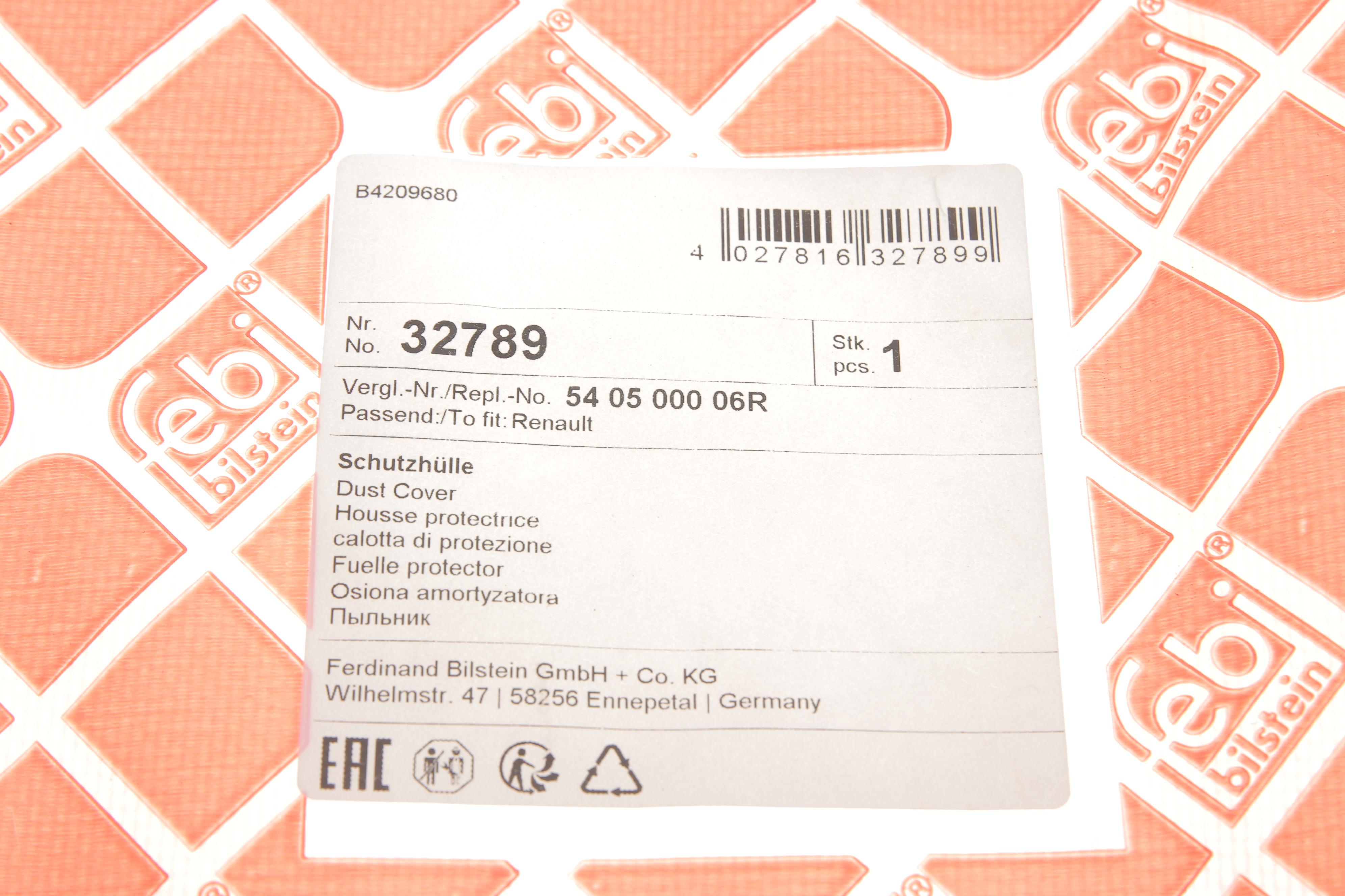 Пильник + відбійник амортизатора (переднього) Renault Megane/Scenic 08-