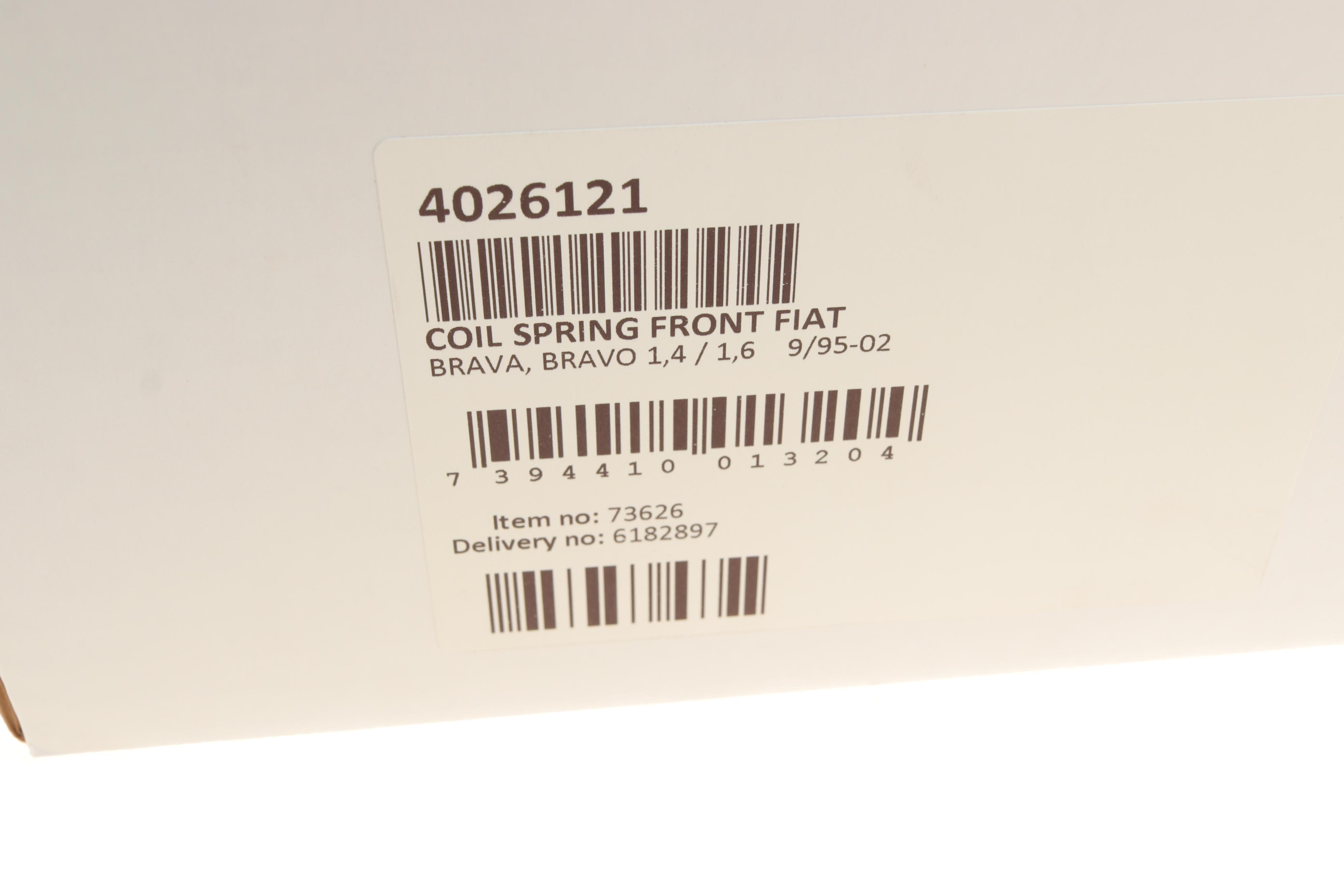 Пружина (передня) Fiat Brava/Bravo 1.2/1.4/1.6 16V 95-02 (нах.зад.частина)