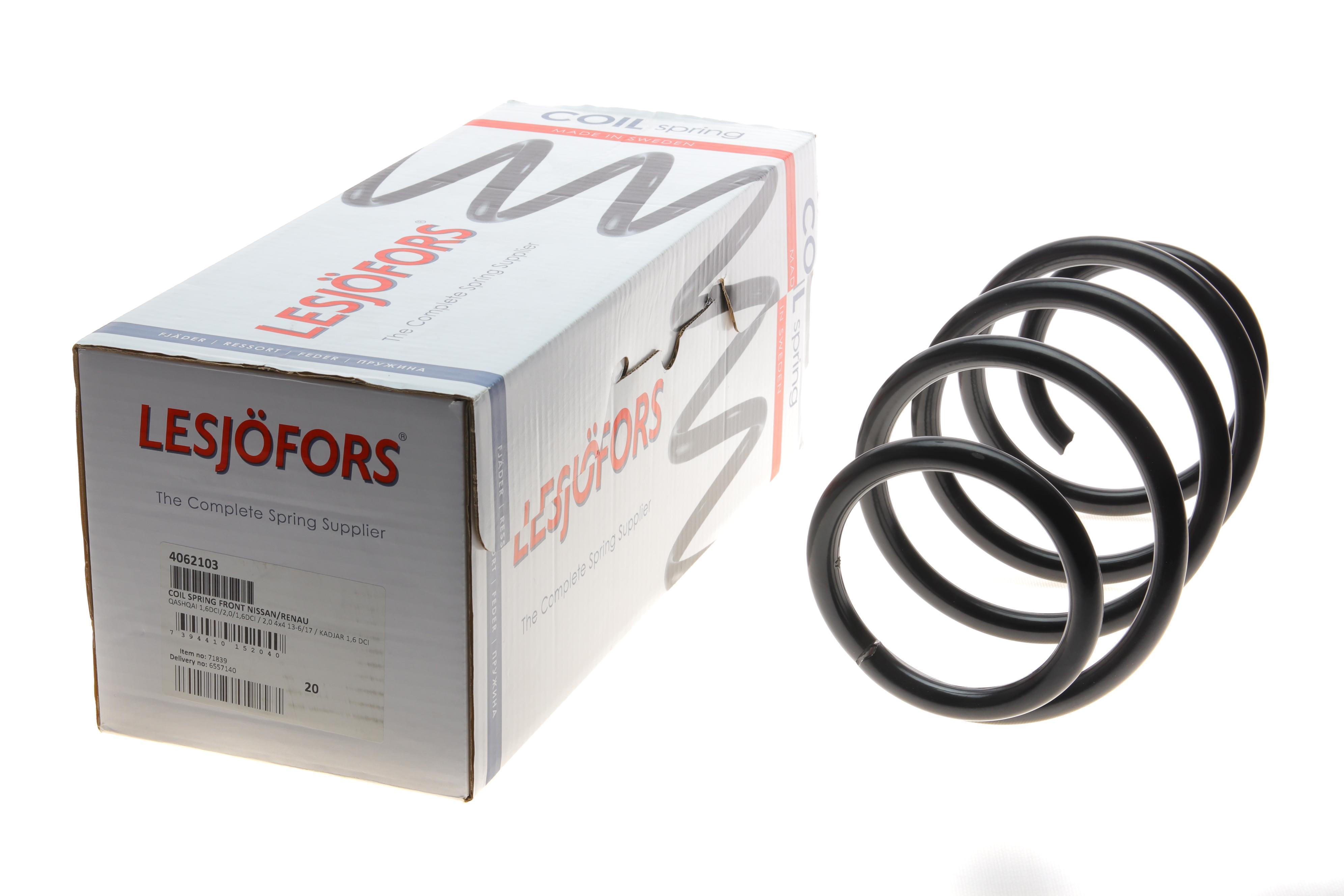 Пружина (передня) Nissan Qashqai II1.6 dCi/2.0 13-/Renault Kadjar 1.6dCi 15- (SUV)