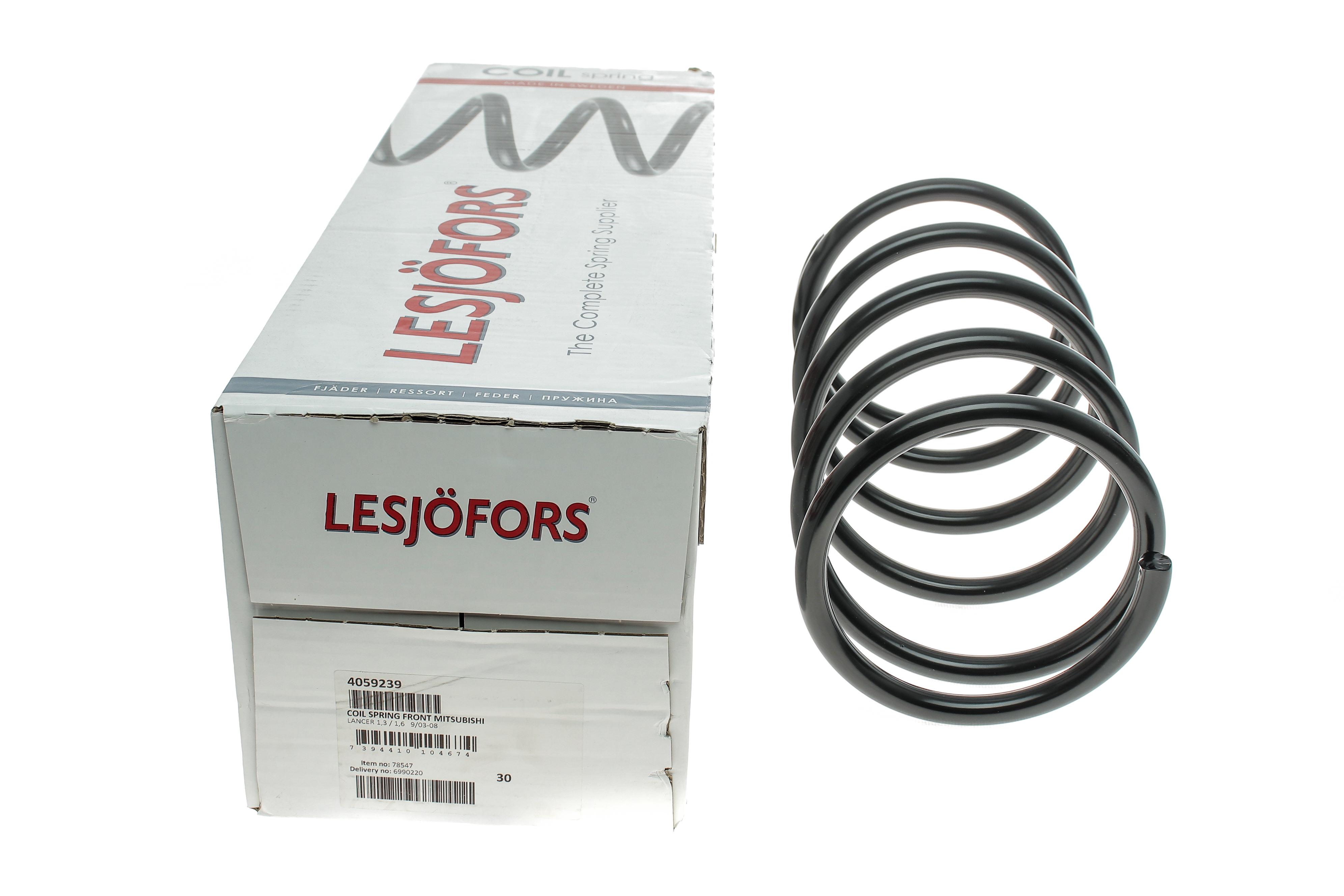 Пружина (передня) Mitsubishi Lancer VII 1.3/1.6 03-13 (седан/універсал) (без спорт.ход.части)