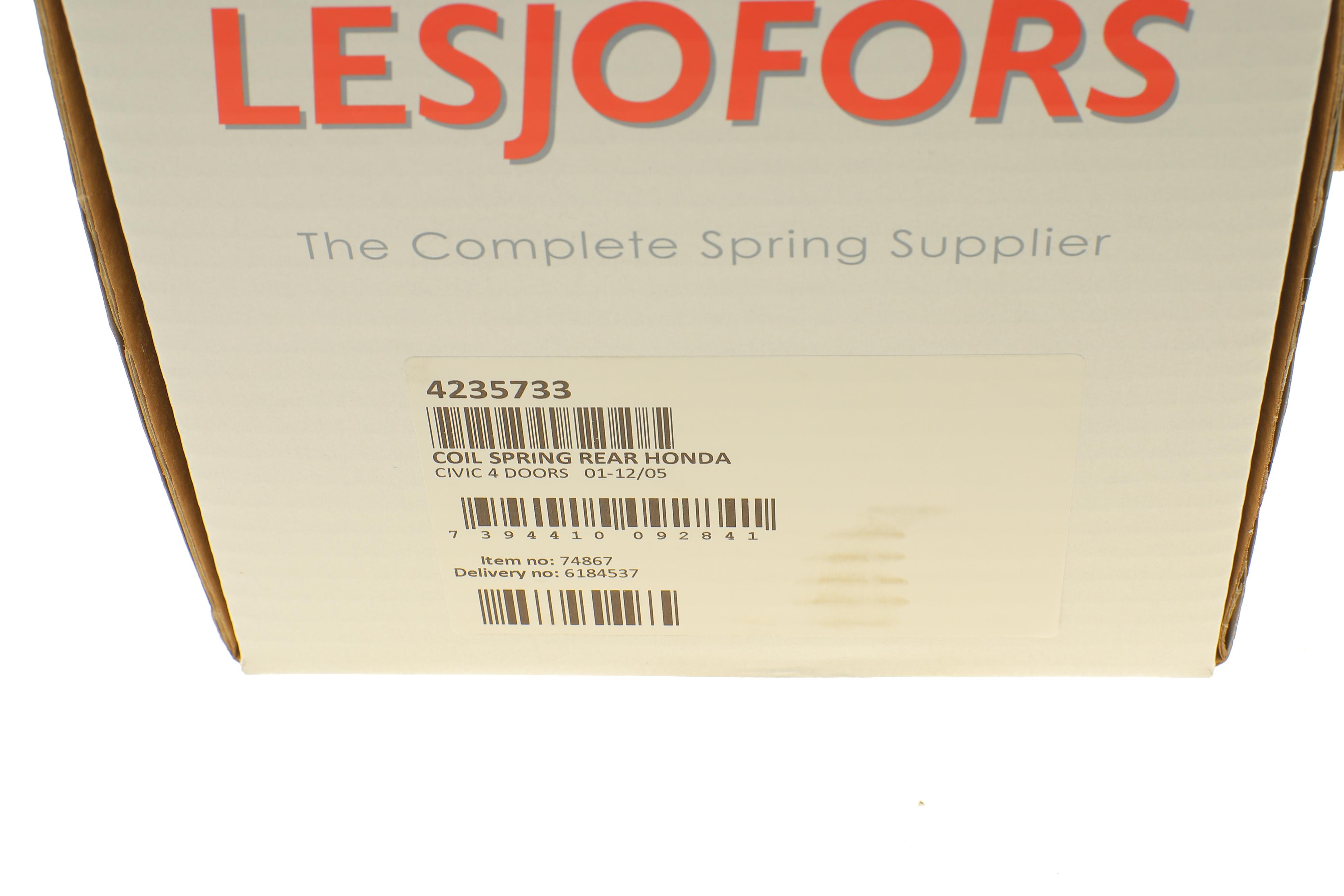 Пружина (задня) Honda Civic VII 1.4/1.6 00-05 (седан) (4 дверей)