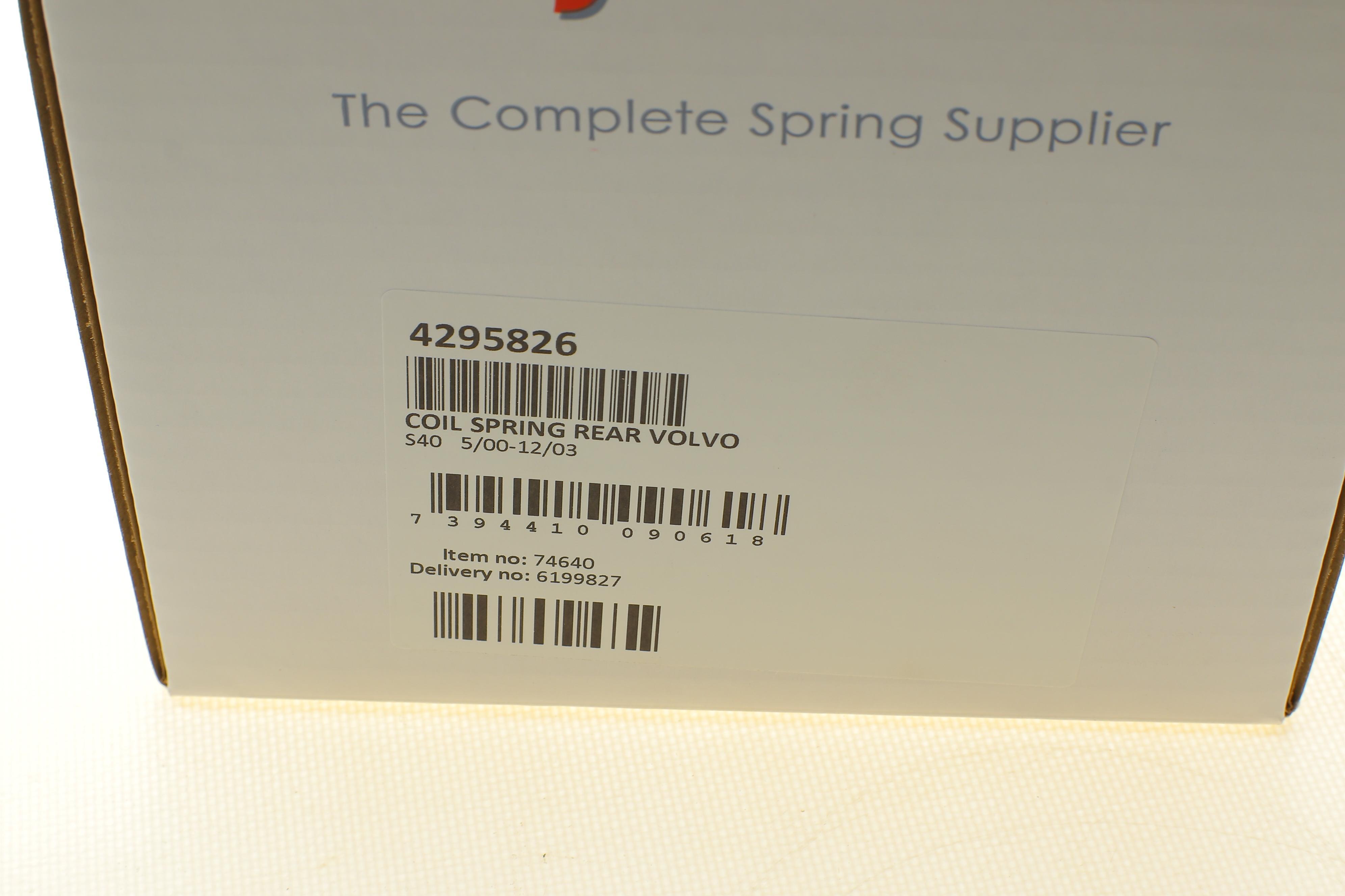 Пружина (задня) Volvo S40 1.6-2.0/1.9DI 00-03 (седан)