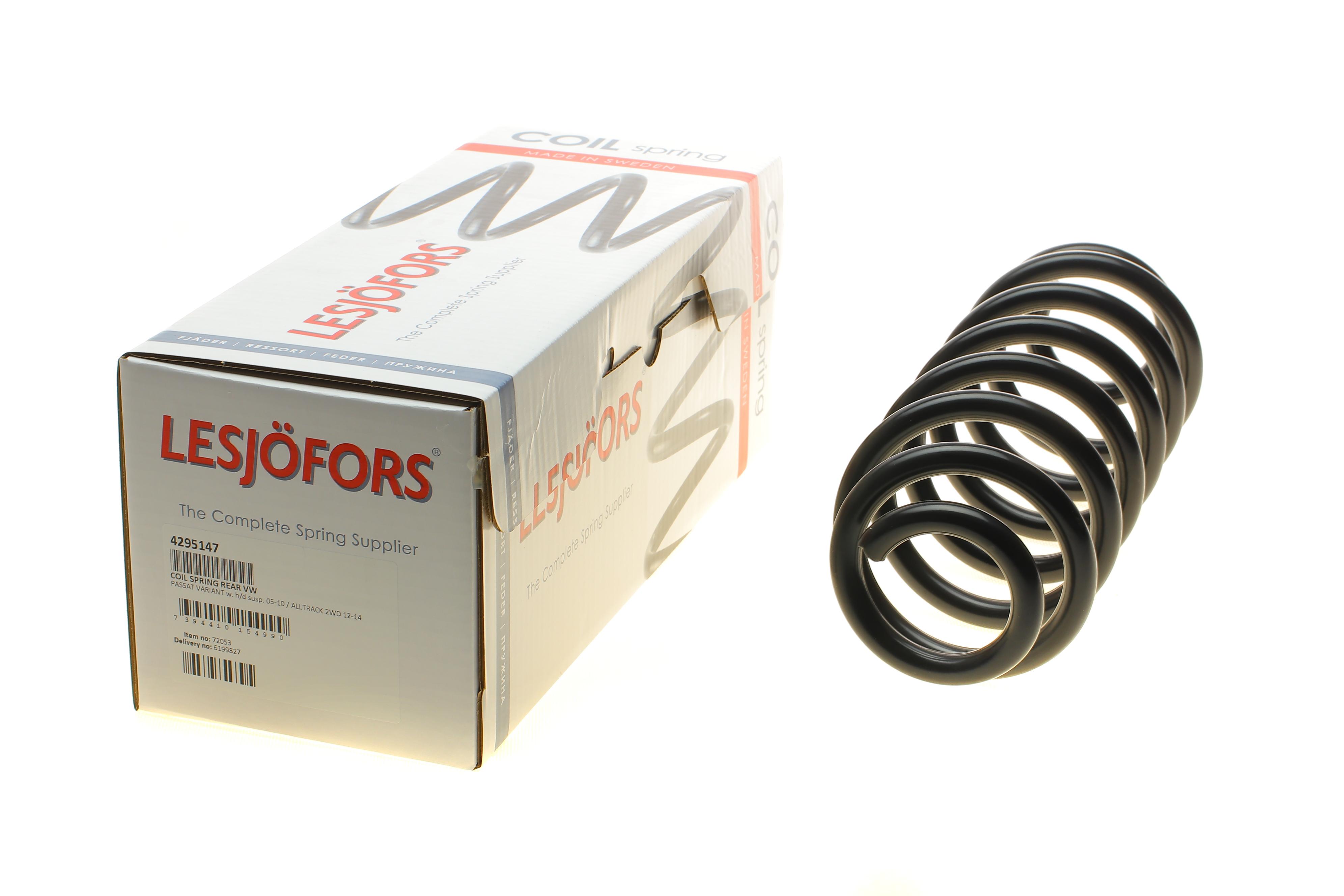 Пружина (задня) VW Passat B6 2.0TDI/FSI/1.4-1.8TSI 05-10 (седан/універсал) (з посилен.ход.ч)