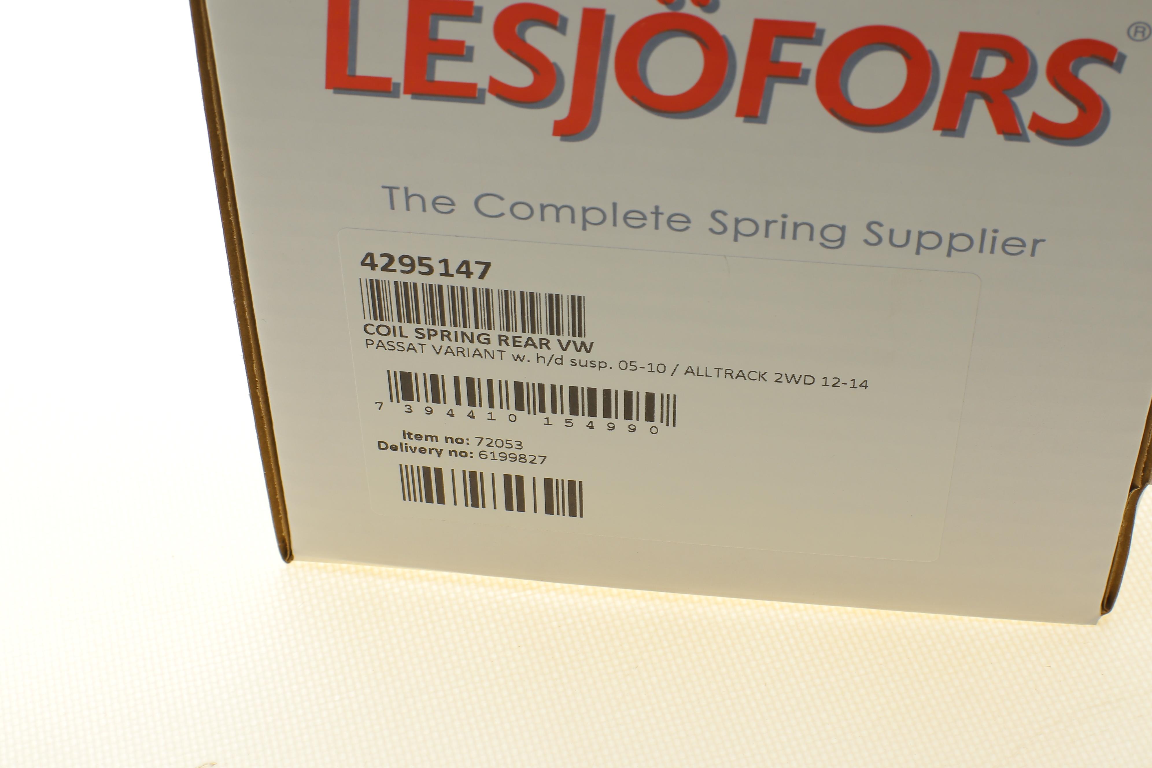 Пружина (задня) VW Passat B6 2.0TDI/FSI/1.4-1.8TSI 05-10 (седан/універсал) (з посилен.ход.ч)