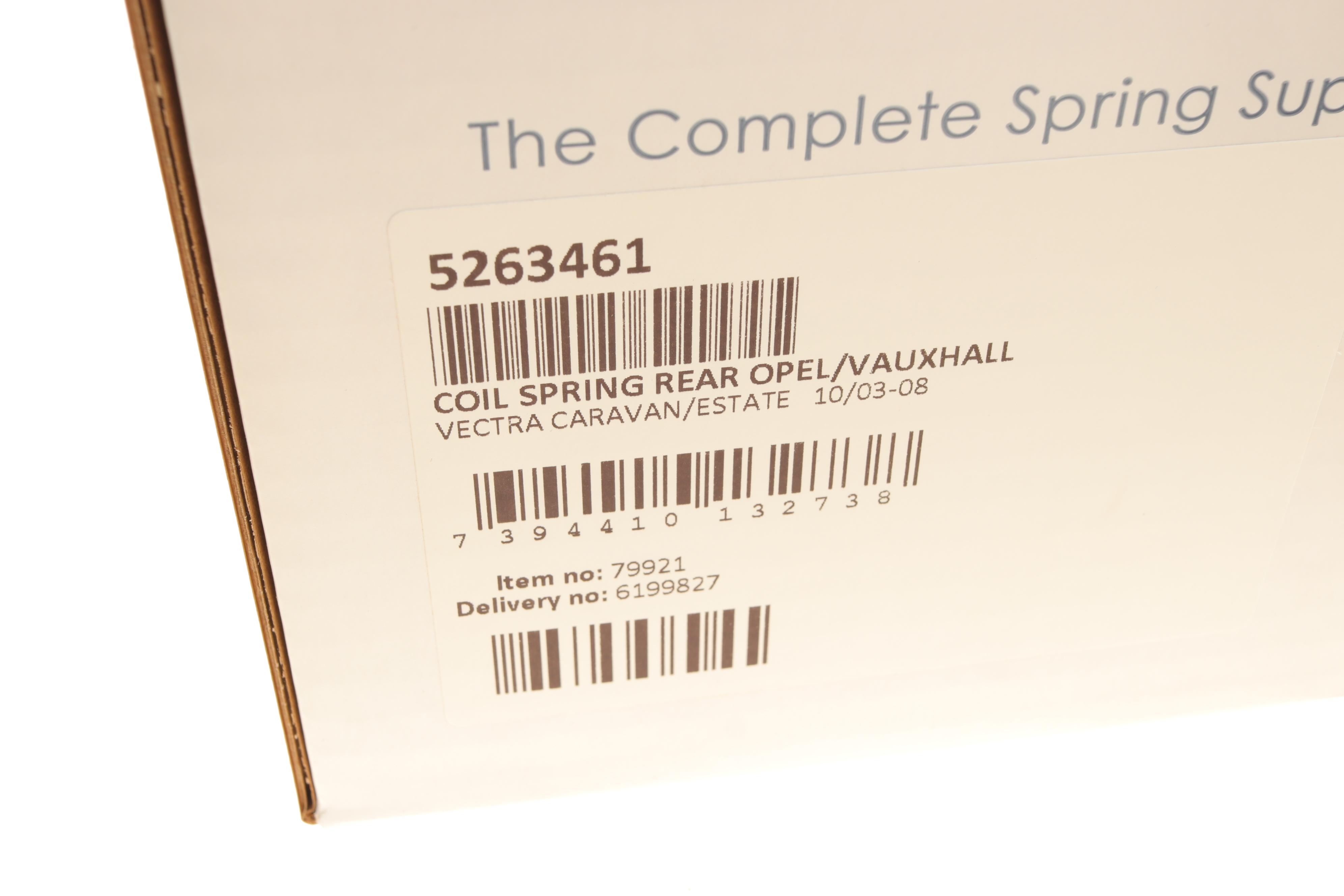 Пружина (задня) Opel Vectra C 1.6-3.2/1.9CDTI/2.0-2.2DTI (ун)/Signum (накл.з.ч.) 03-09 (с непост.d)