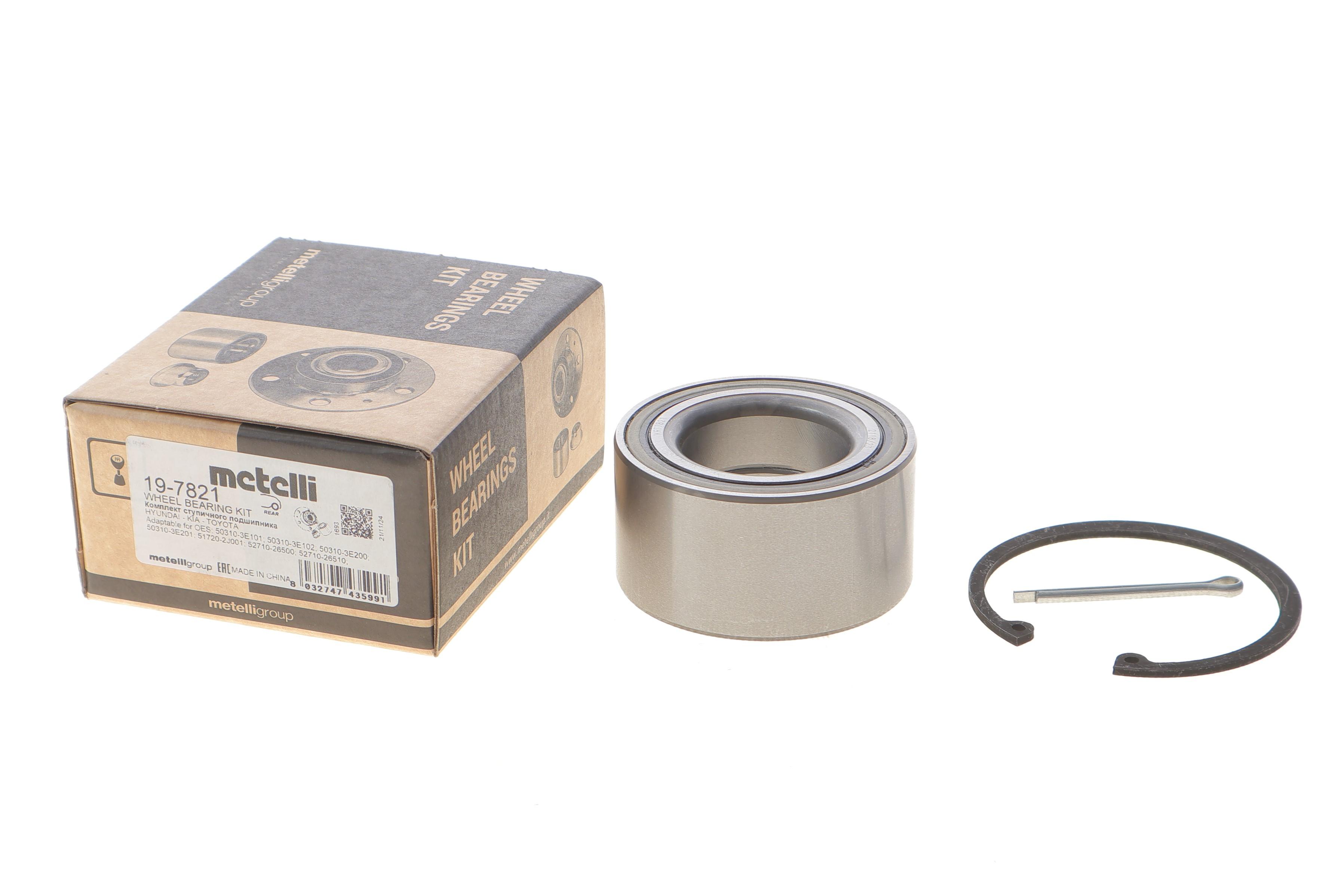 Підшипник маточини (задньої) Hyundai Santa Fe 01-06/Tucson 04-10/KIA Sportage 04- (42x76x39) (к-кт)