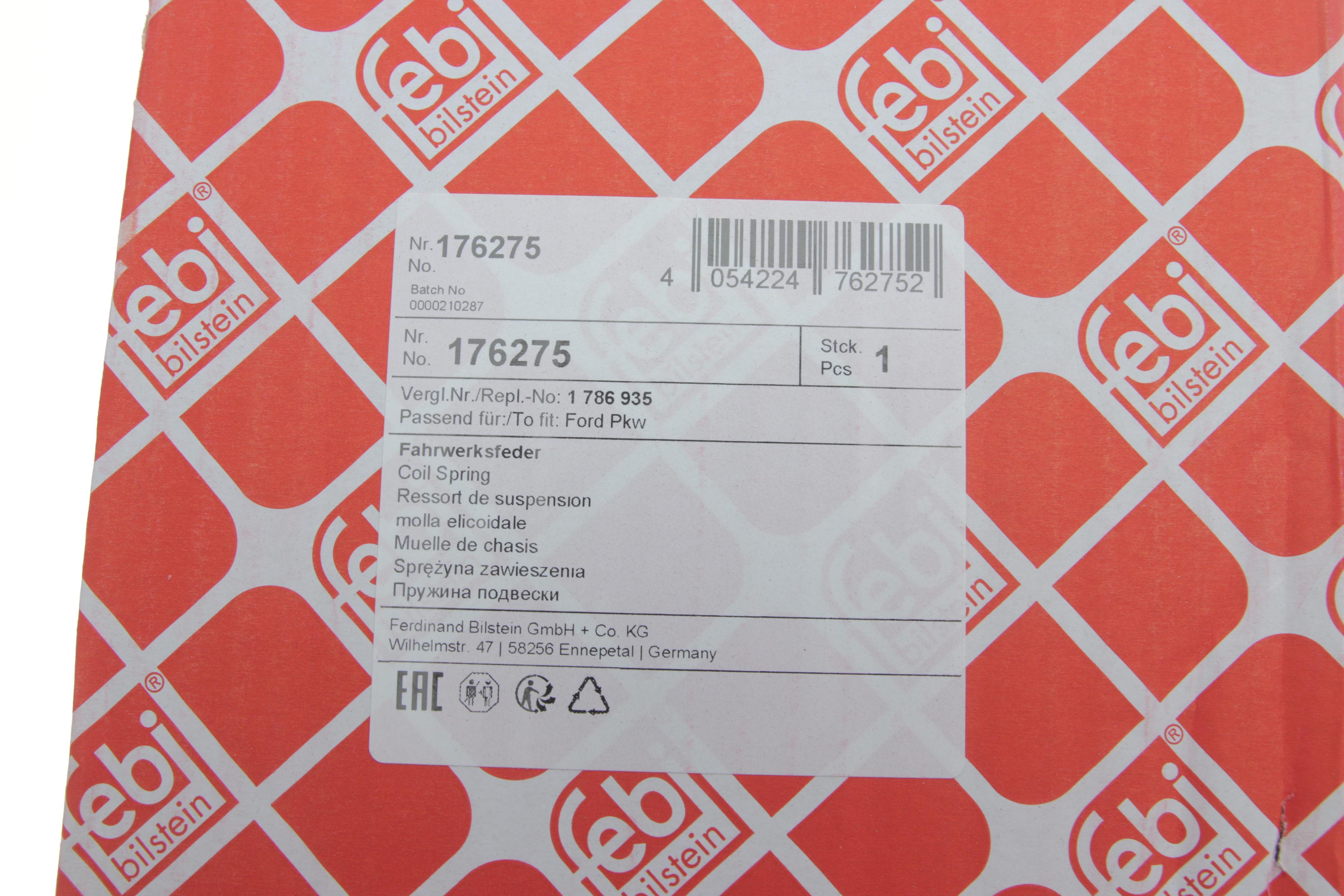 Пружина (задня) Ford Focus III 1.6-2.0 10- (седан/нах.зад.частина/універсал)