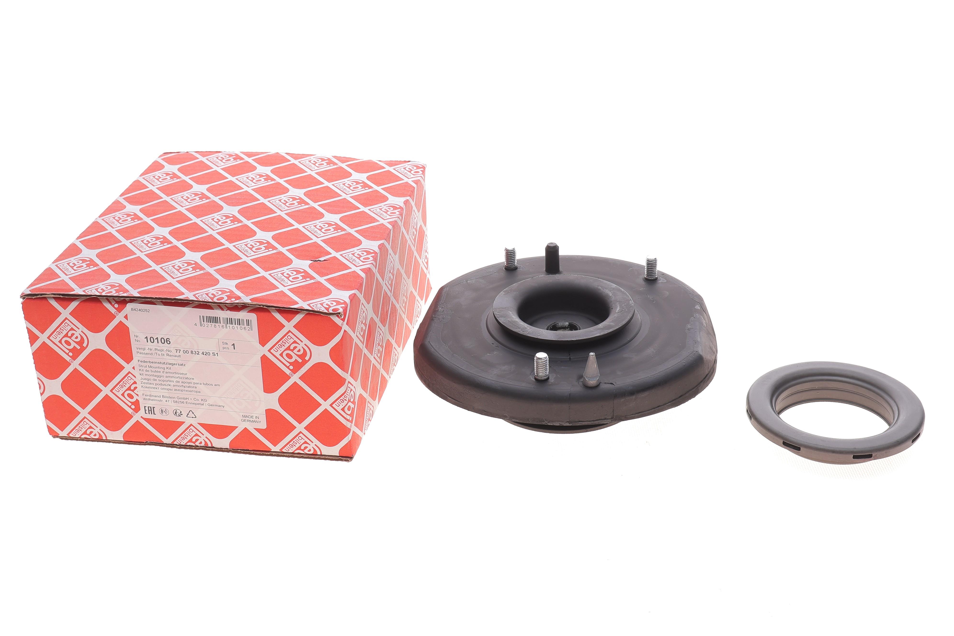 Подушка амортизатора (переднього) + підшипник Renault Laguna I 93-01 (R)