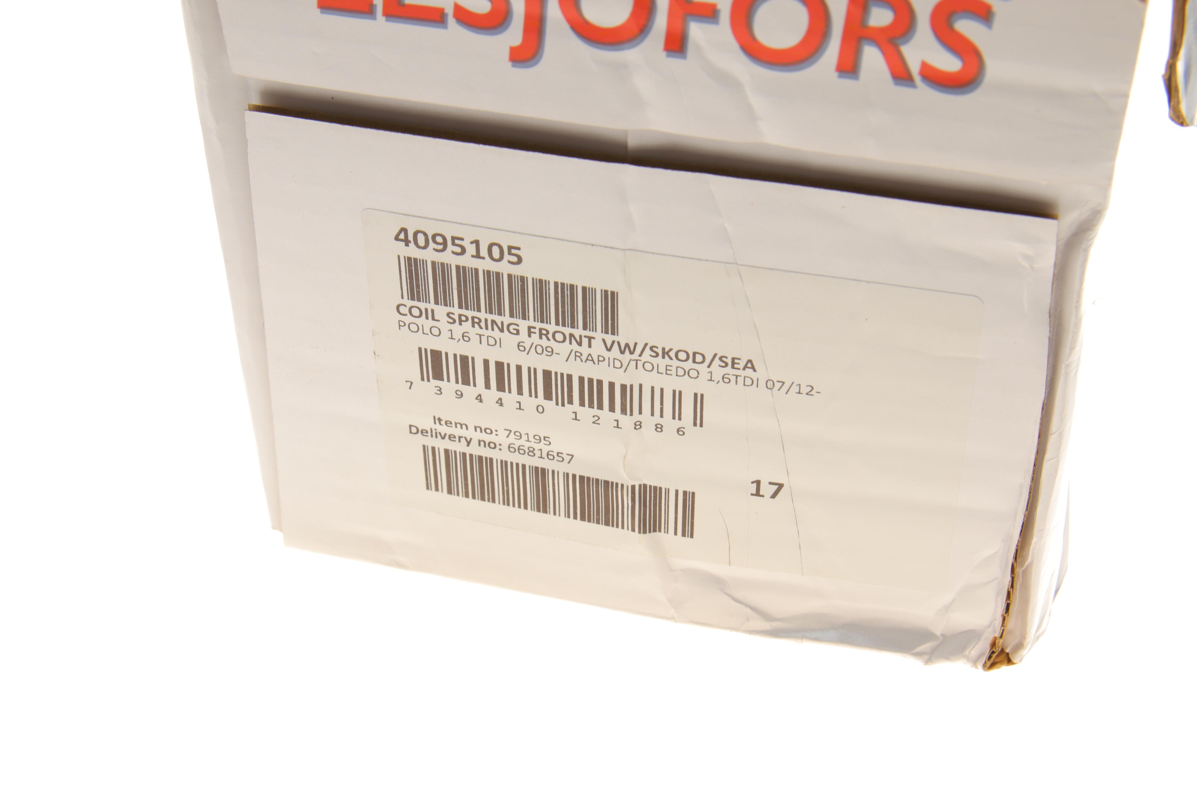 Пружина (передня) VW Polo 1.6TDI 09-/Skoda Rapid/Seat Toledo 1.6TDI 12-19 (хeтчбэк)