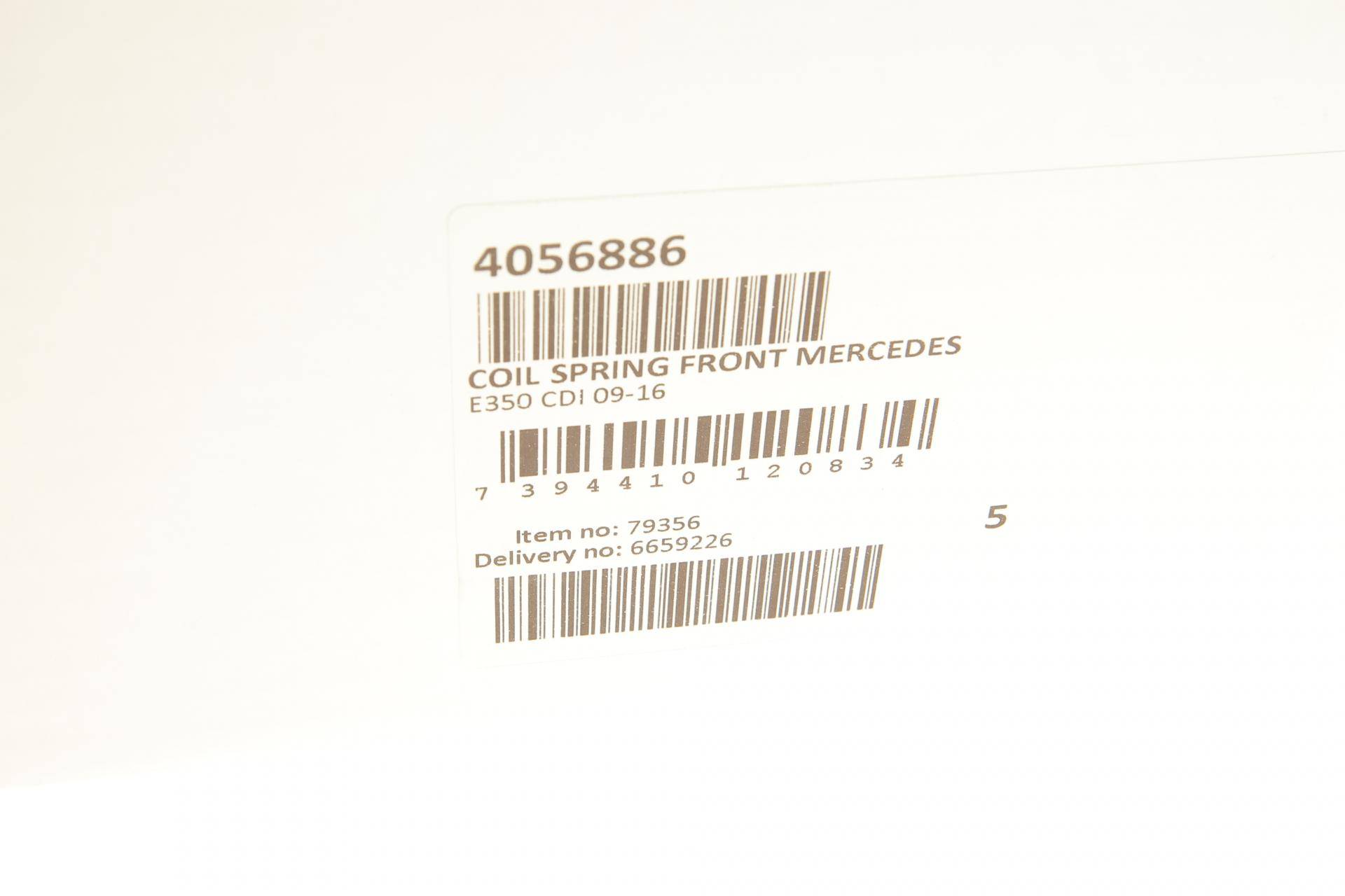 Пружина (передня) MB E-class (W212) E350CDI/E350 BlueTEC 09-16 (седан/універсал) (станд.ход.ч)