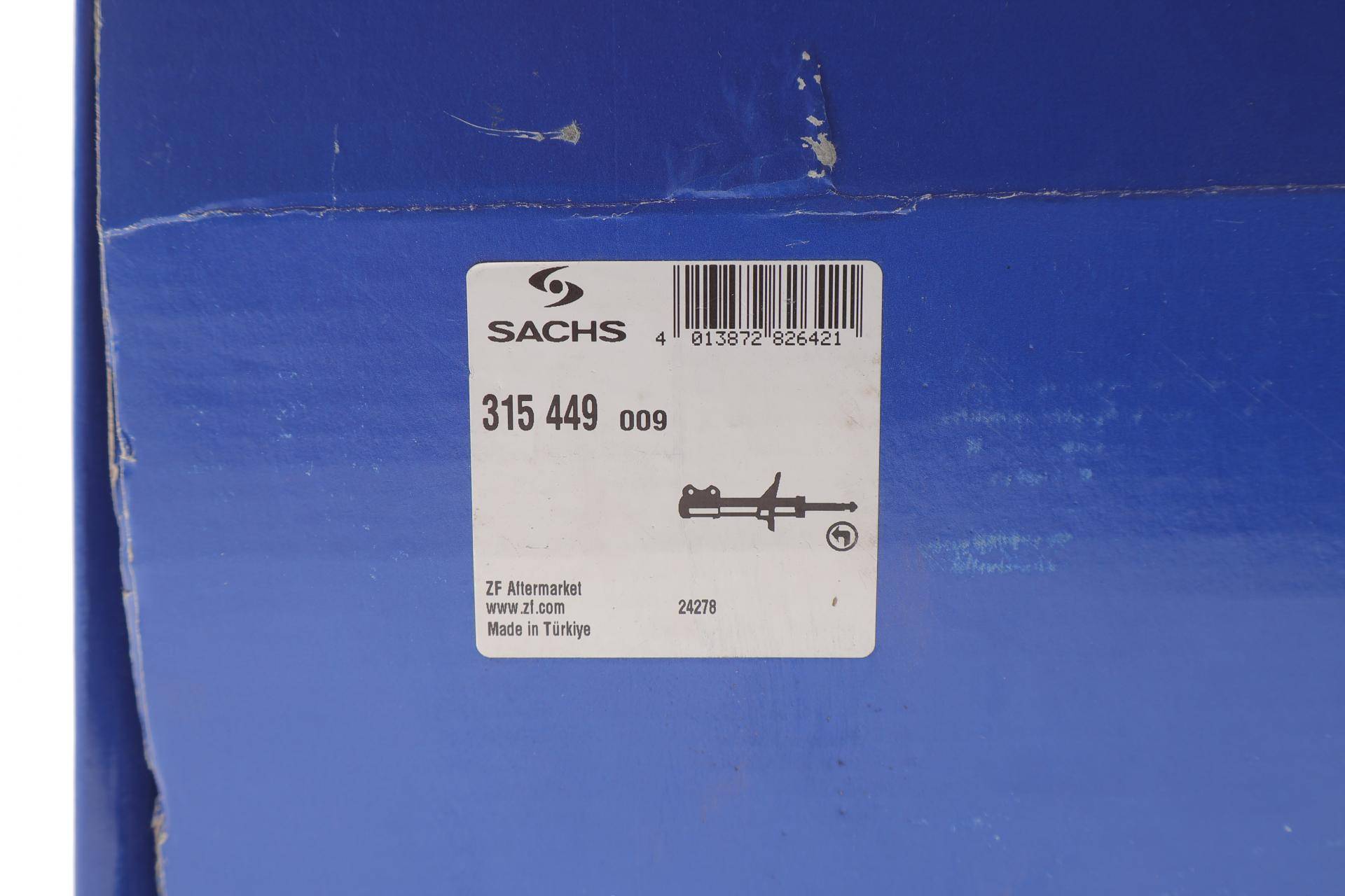 Амортизатор (передній) Citroen C3 Picasso 09- (L)