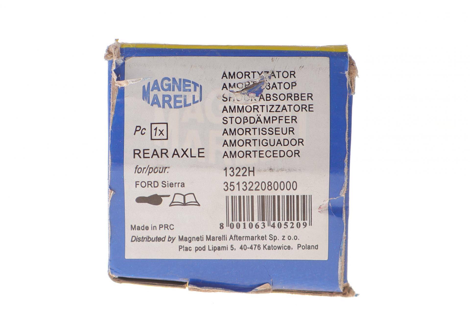 Амортизатор (задній) Ford Sierra 2.3 D 82- (1322H)