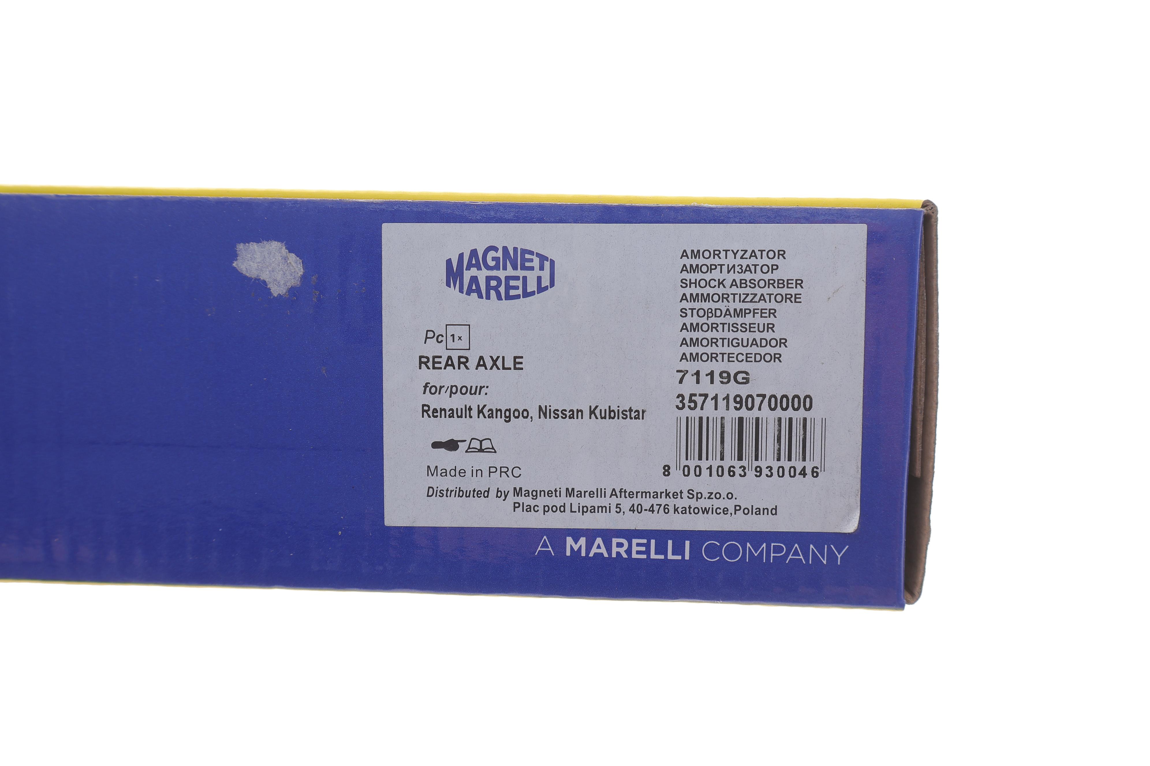 Амортизатор (задній) Renault Kangoo 97- (7119G)