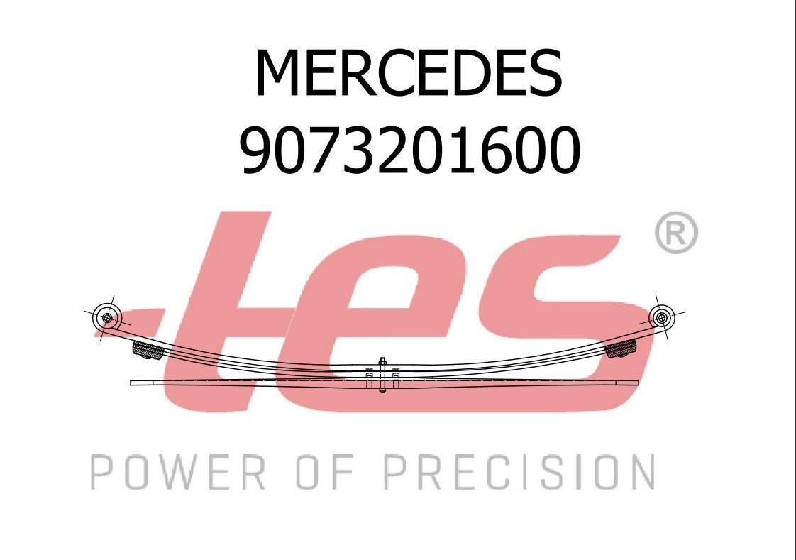 Ресора задня MB Sprinter(W907) 17-, 3 листова, (70/740/750), 1/17+1/15+1/28