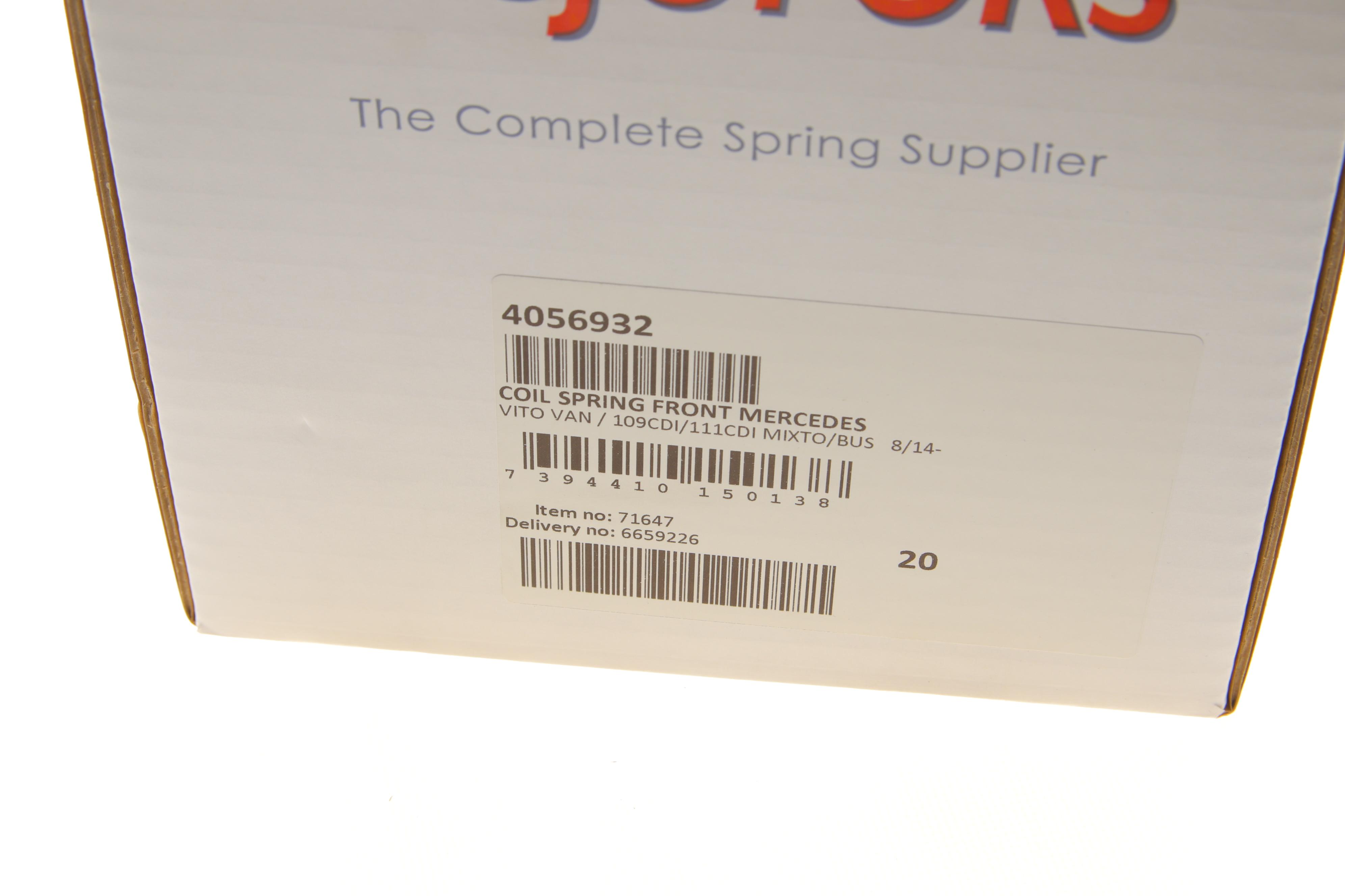 Пружина (передня) MB Vito (W447) 1.6-2.2CDI 14- (автобус/фургон)