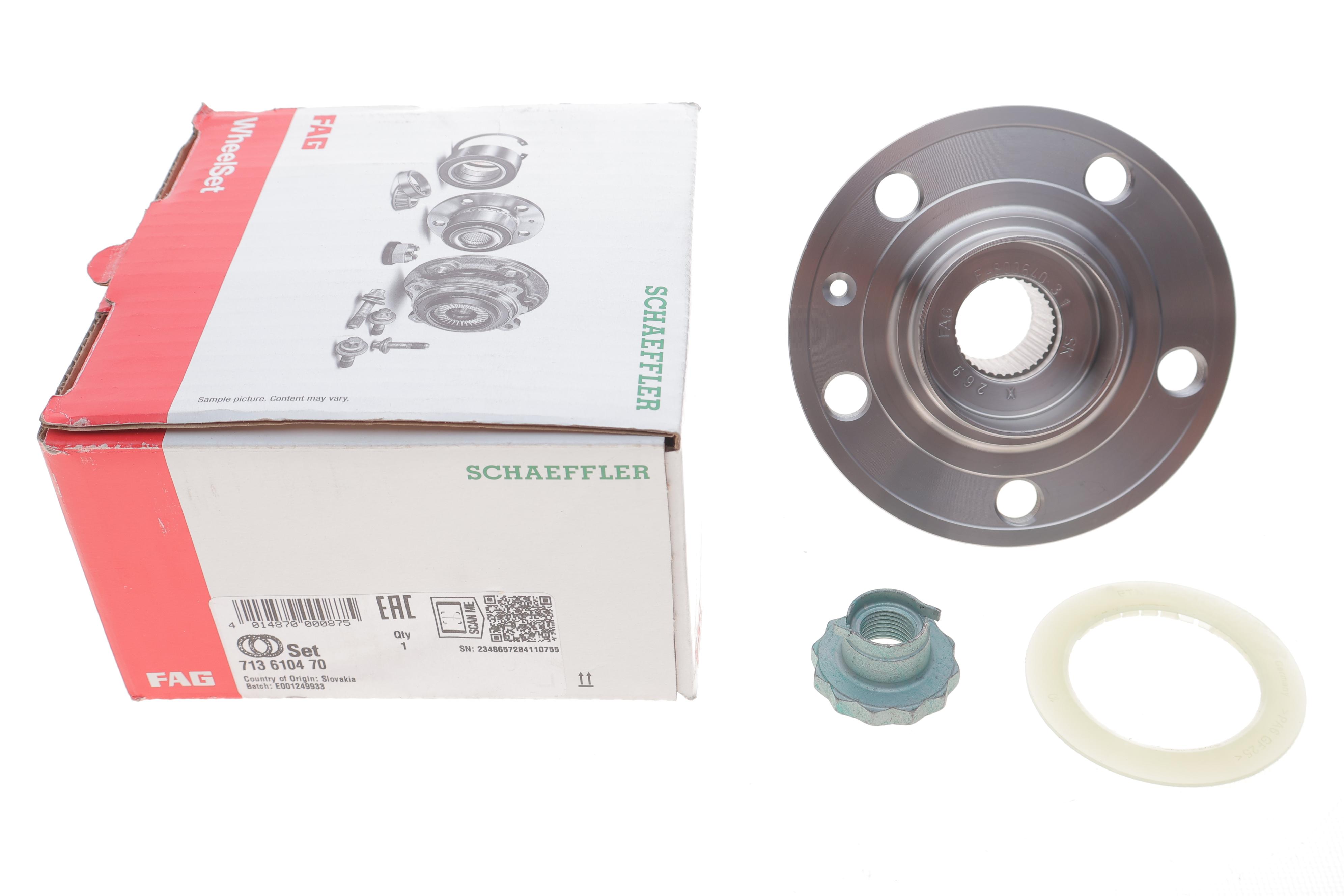 Підшипник маточини (передньої) Skoda Fabia 99-/VW Polo 01- (+ABS)