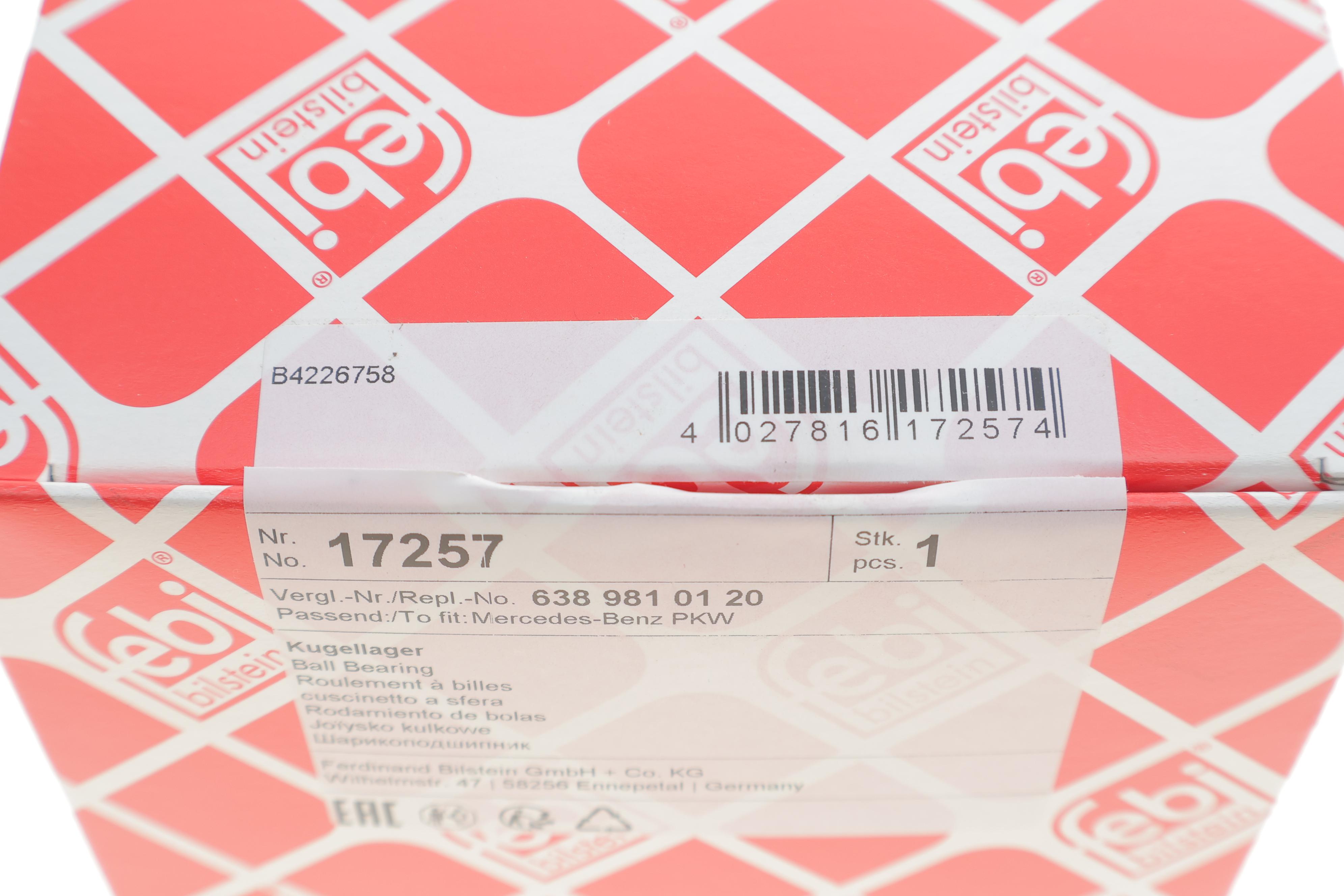 Підшипник амортизатора опорний MB Vito (W638) 96-