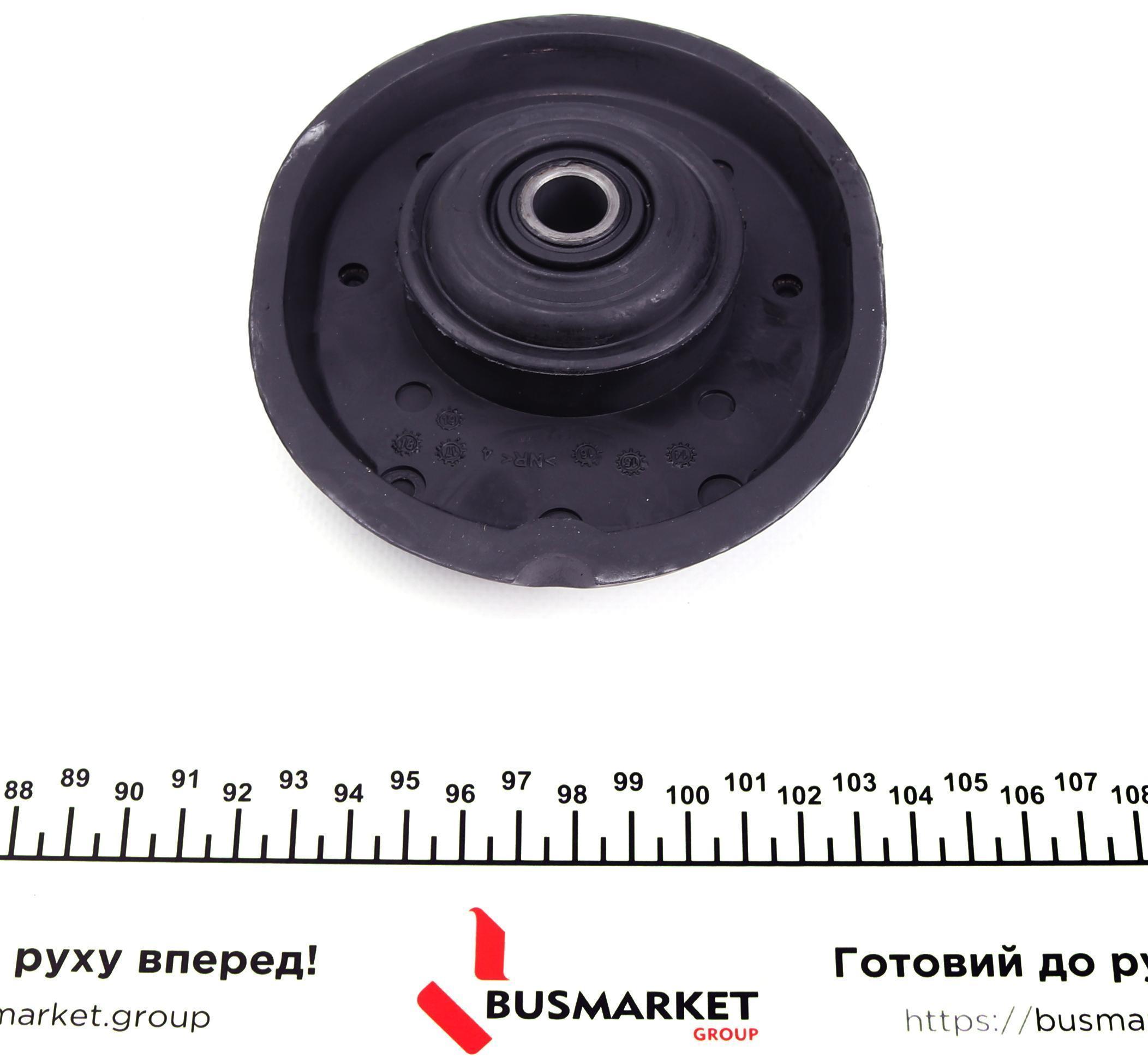 Подушка амортизатора (переднього) + підшипник Peugeot 207 1.4-1.6HDi 06- (SNR)